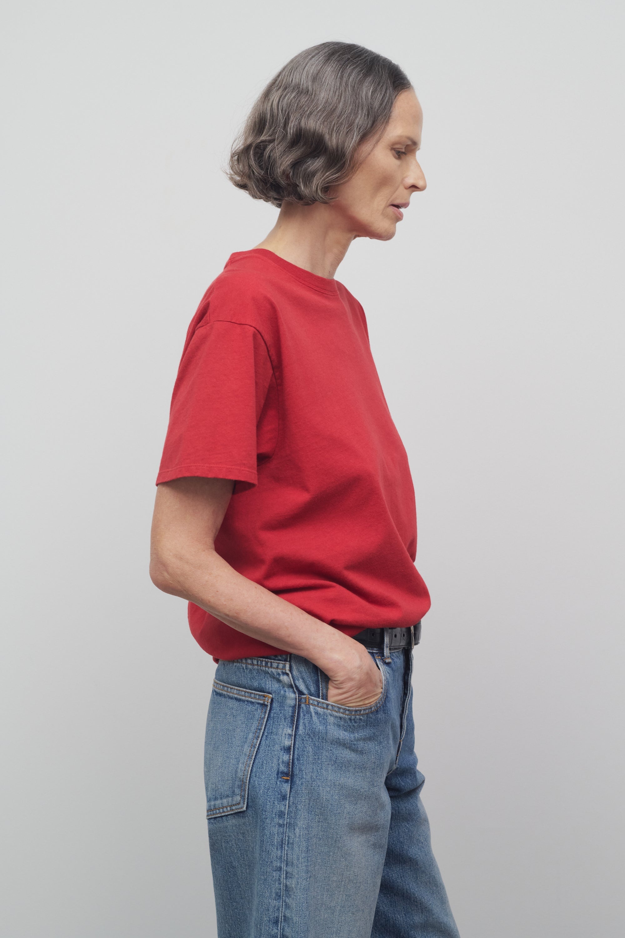 Ash Top in Cotton and Silk - 4