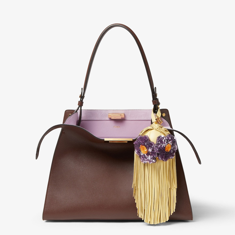 FENDI Bag Bugs Charm Yellow nappa leather charm outlook