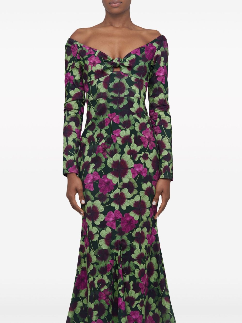 Nube Fortuna floral-print maxi dress - 4