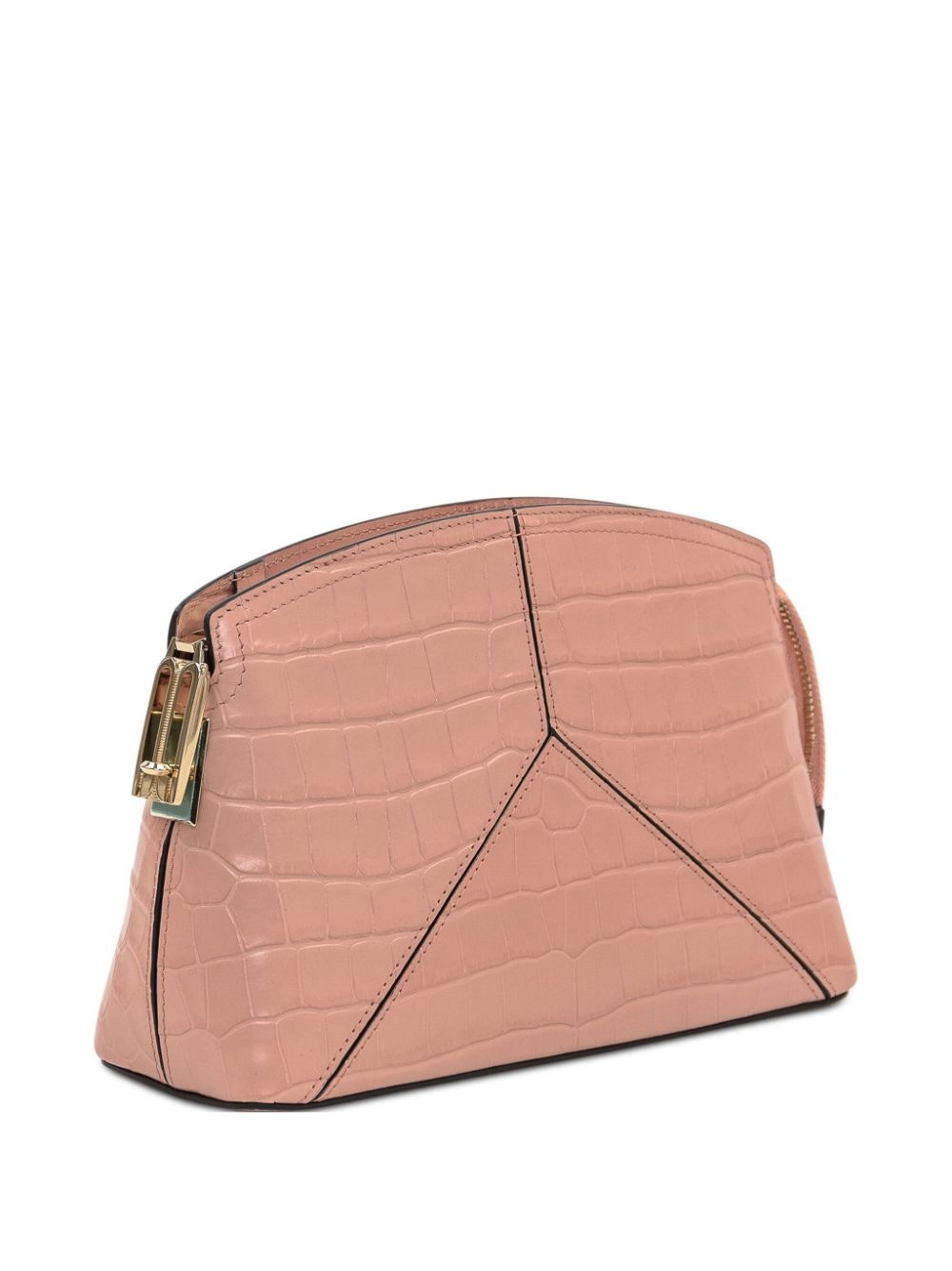 croc-effect crossbody bag - 3
