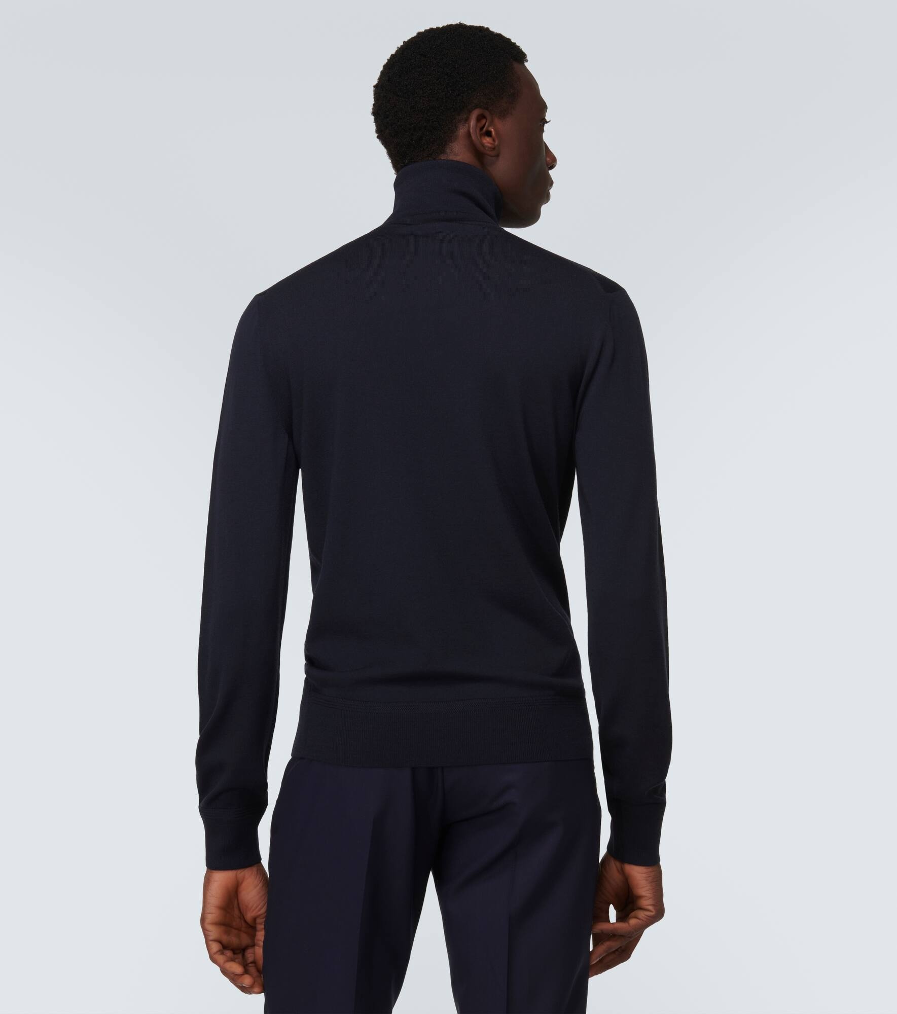 Wool turtleneck sweater - 4