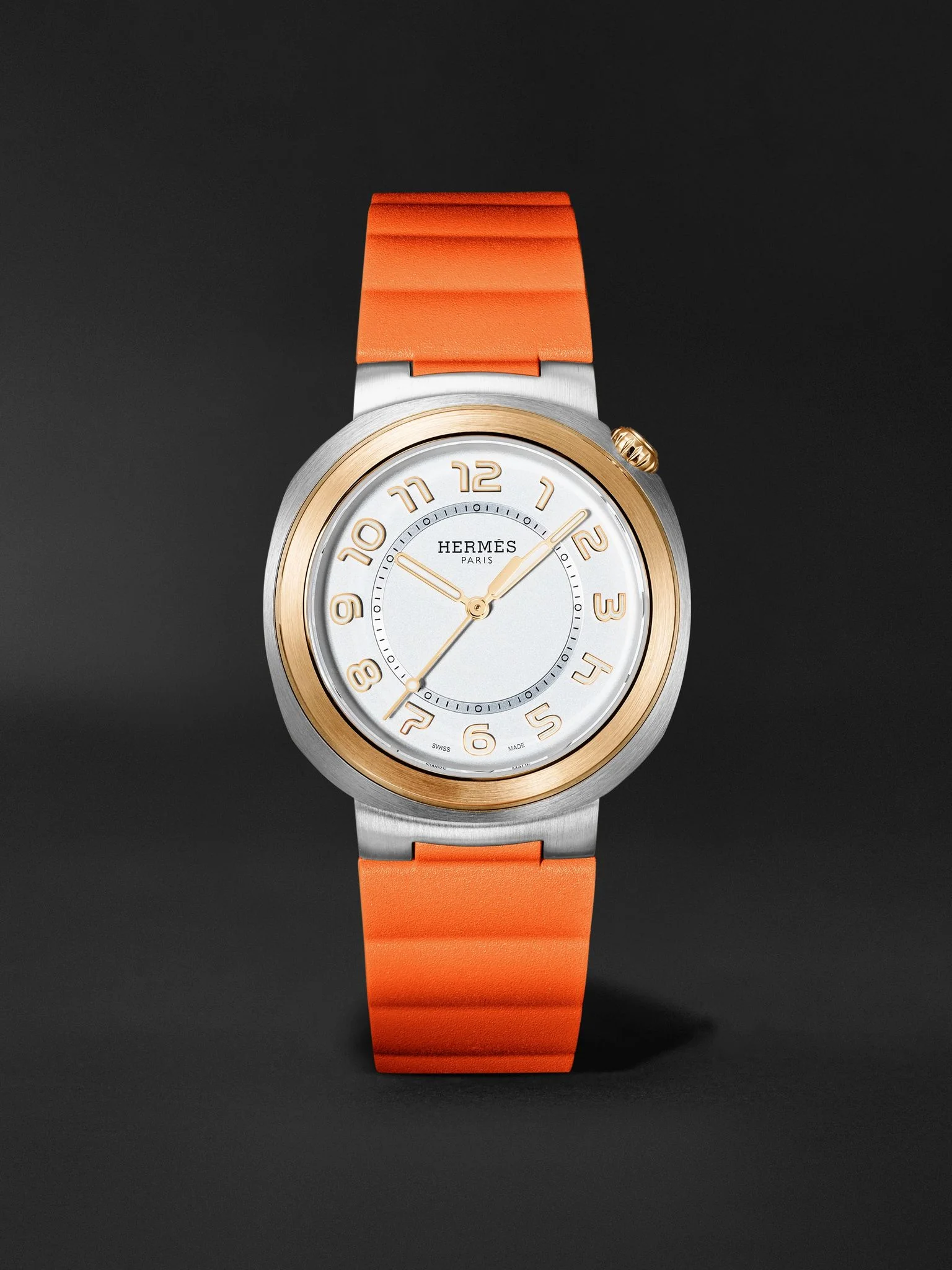 Cut Automatic 36mm Stainless Steel and Rubber Watch, Ref. No. 403234WW00 Gold - 1