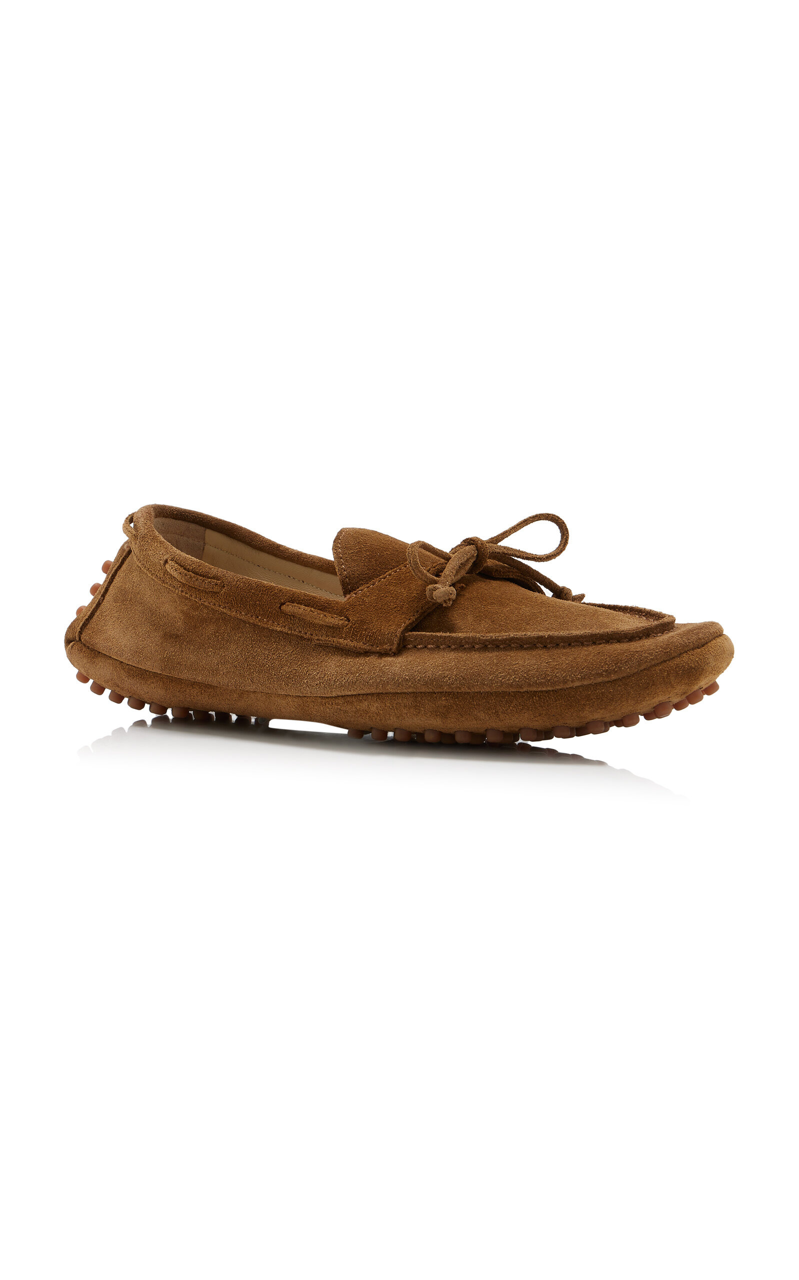 Suede Driver Moccasins taupe - 4