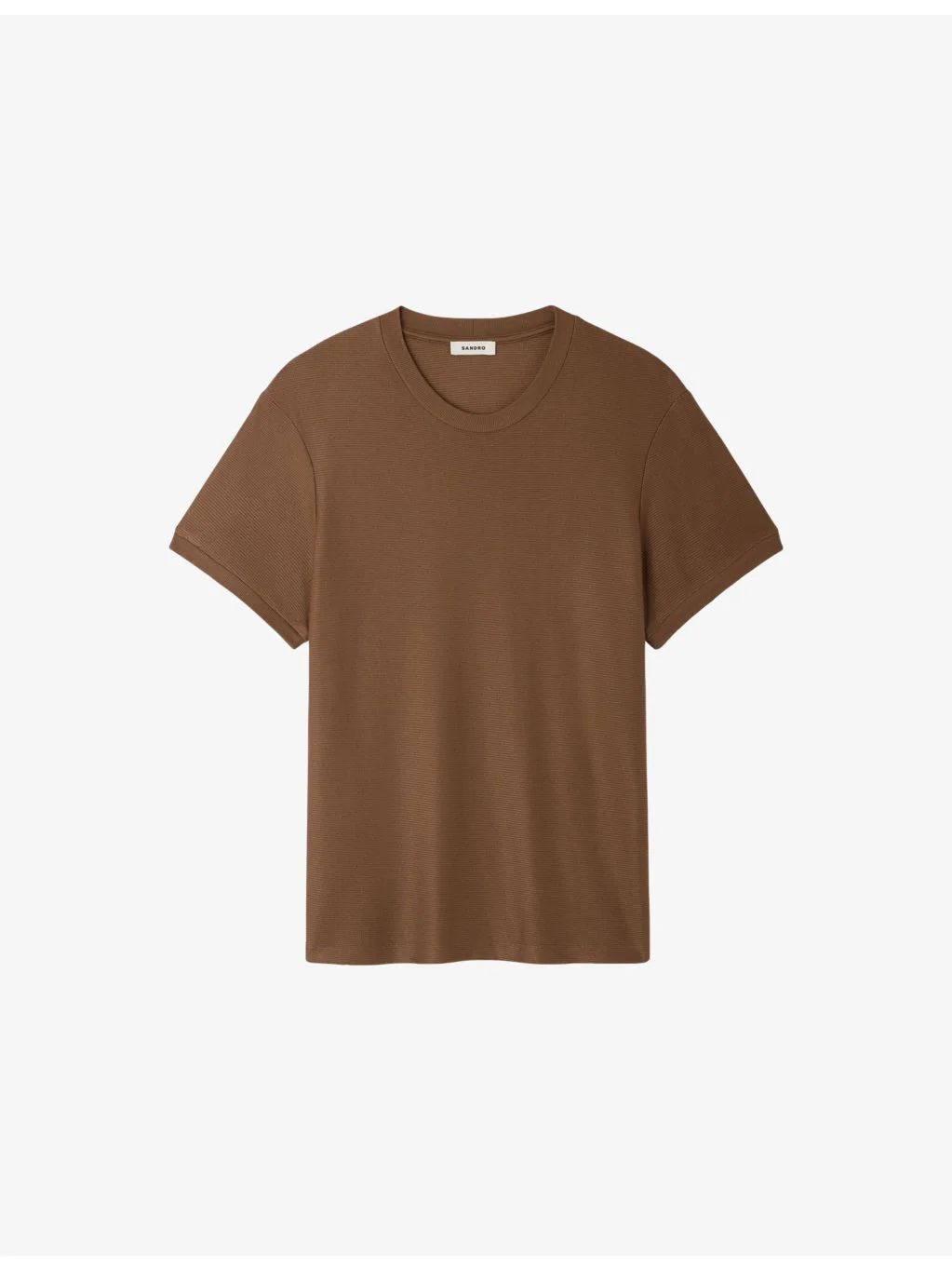 Textured Short-Sleeve Woven T-Shirt - 1
