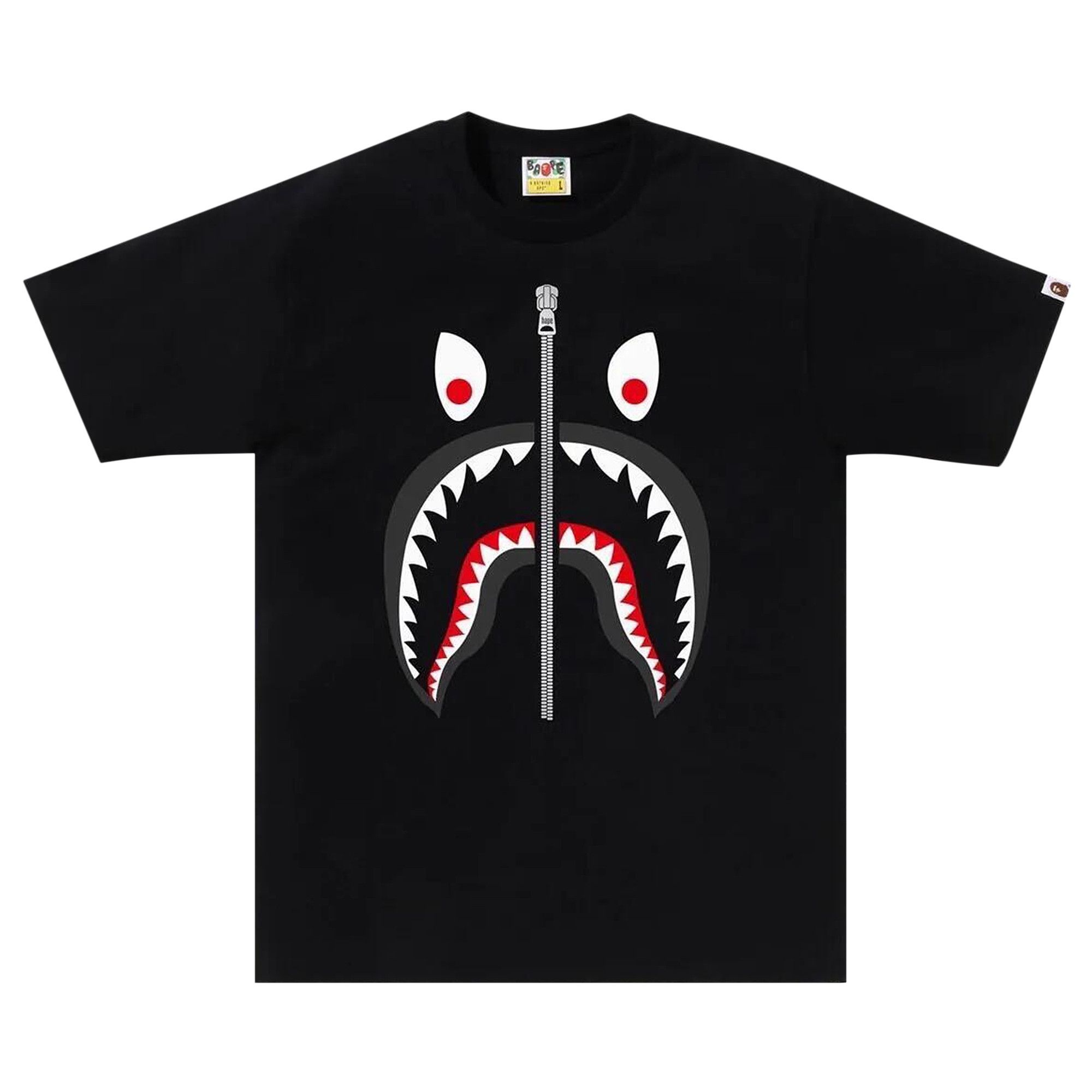 BAPE Mad Shark Tee 'Black' - 1