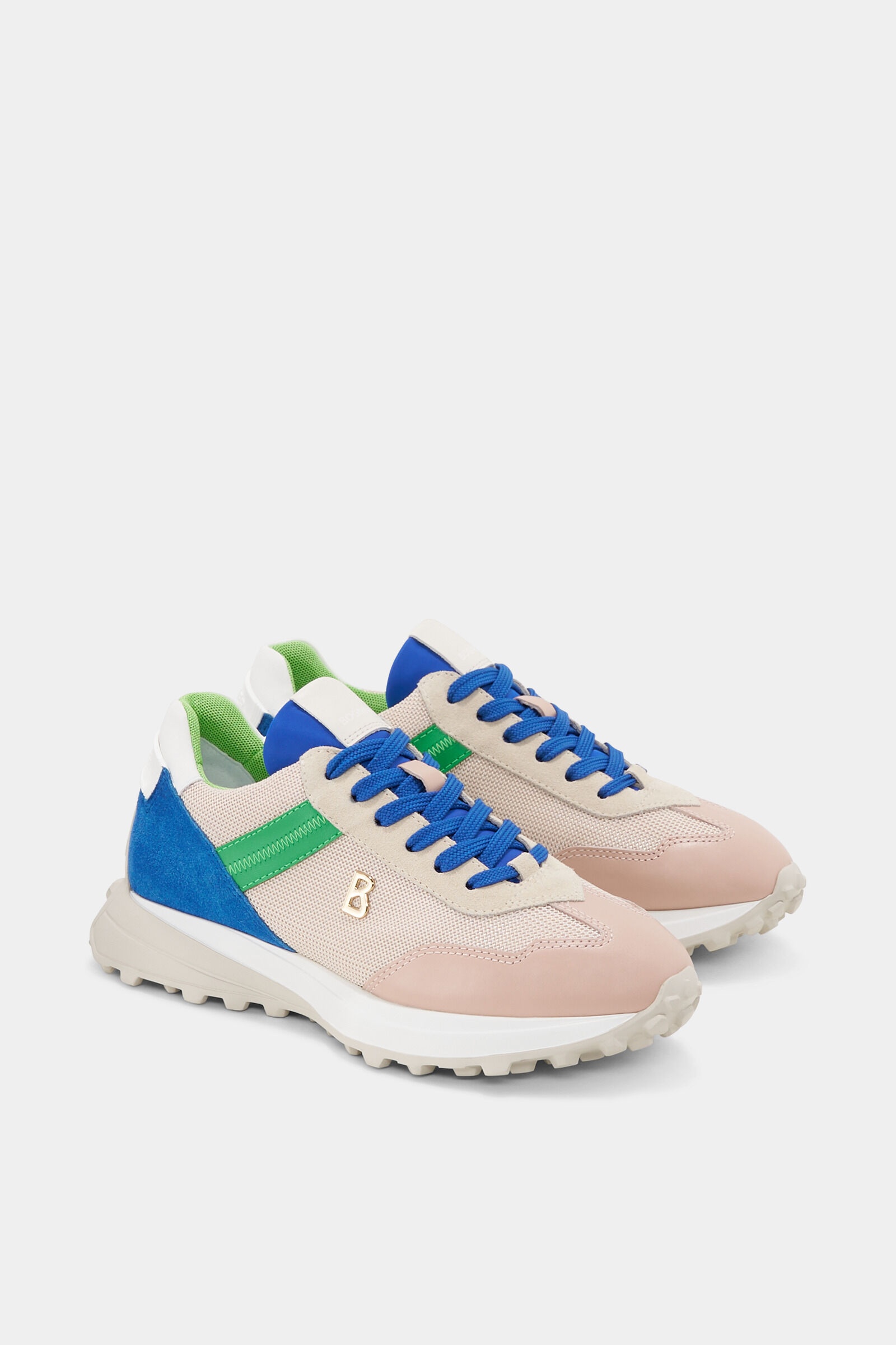 Charlotte Sneakers in Rosé/Beige/Blue - 3