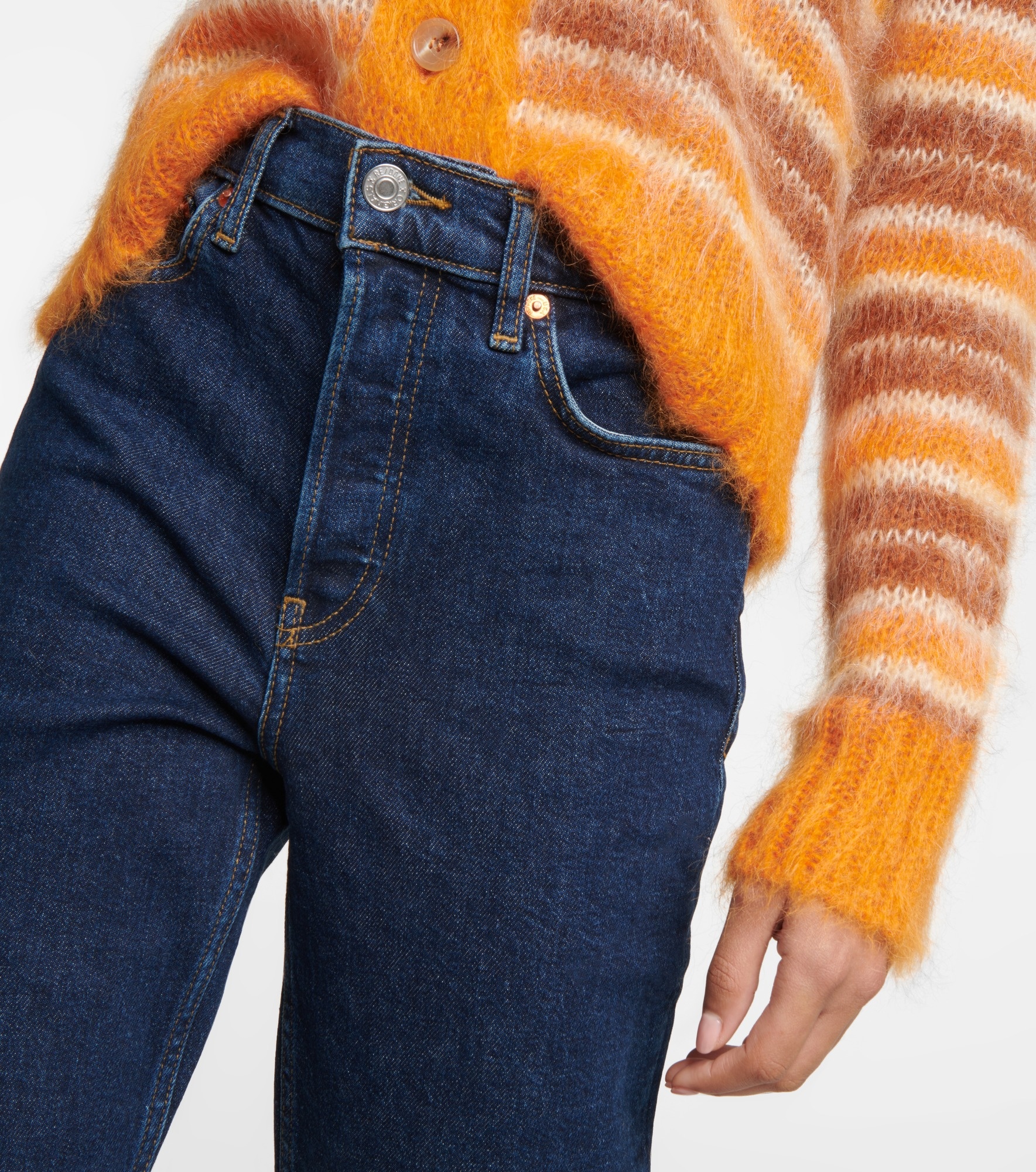 ‘90s high-rise cropped skinny jeans - 4