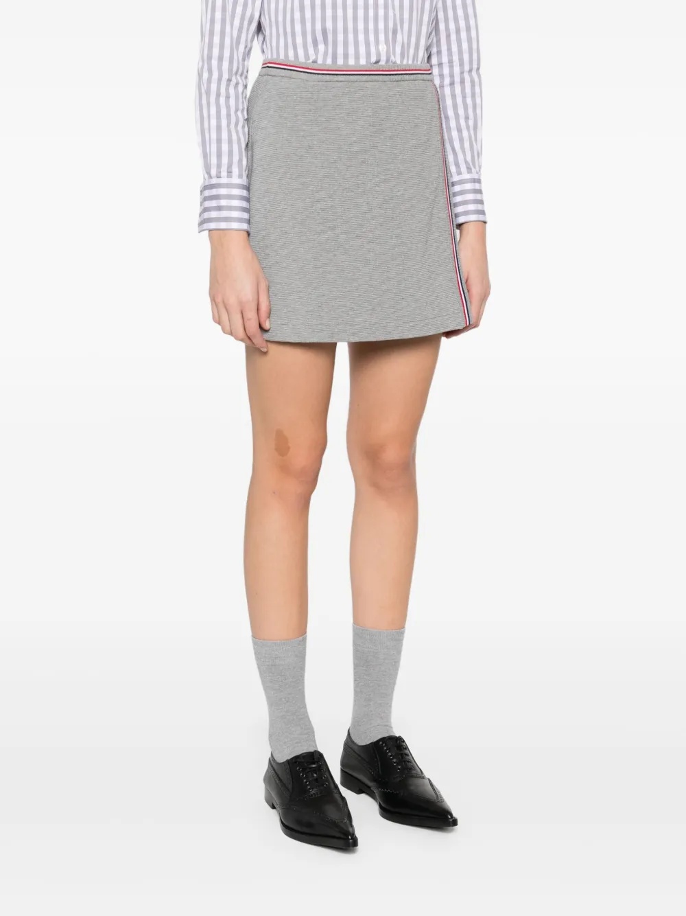 THOM BROWNE - Women Mini Wrap Skirt - 2