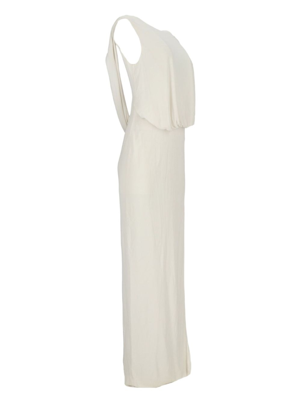 draped maxi dress - 3