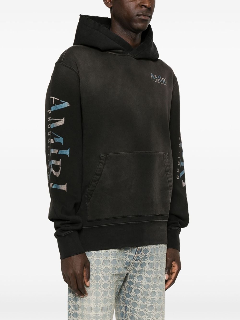 logo-print hoodie - 4