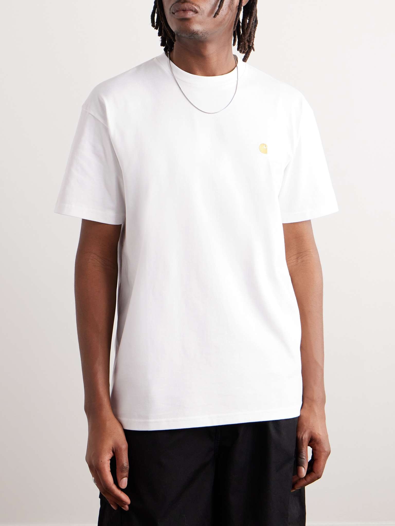 Chase Logo-Embroidered Cotton-Jersey T-Shirt - 3