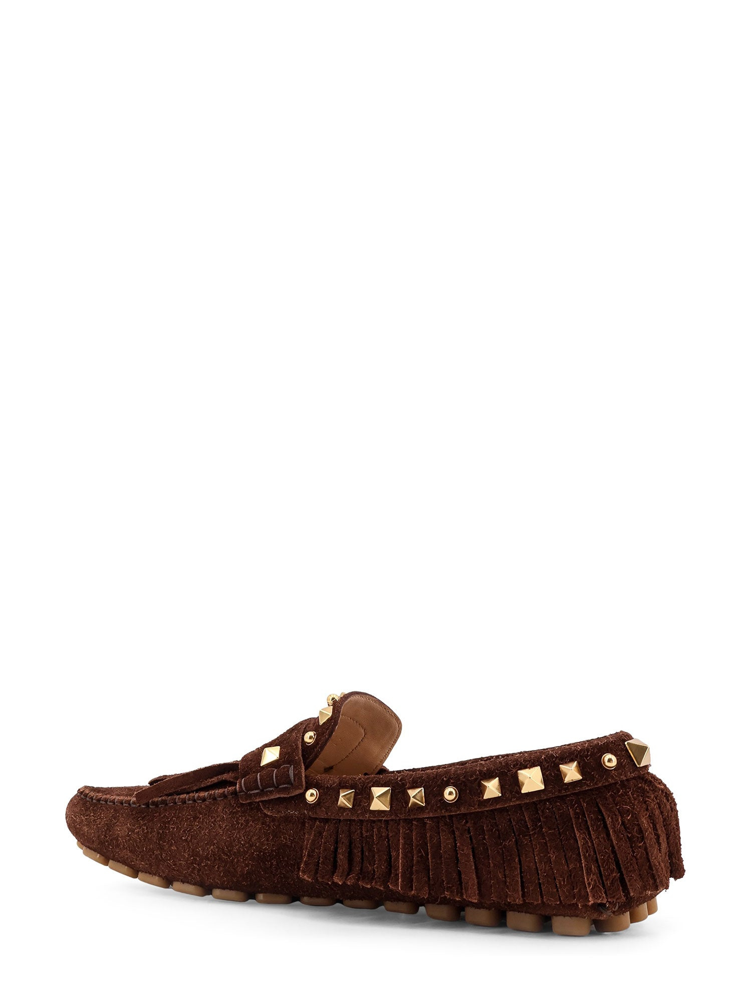 Driver Fastaway Suede Loafer With Fringes - 3