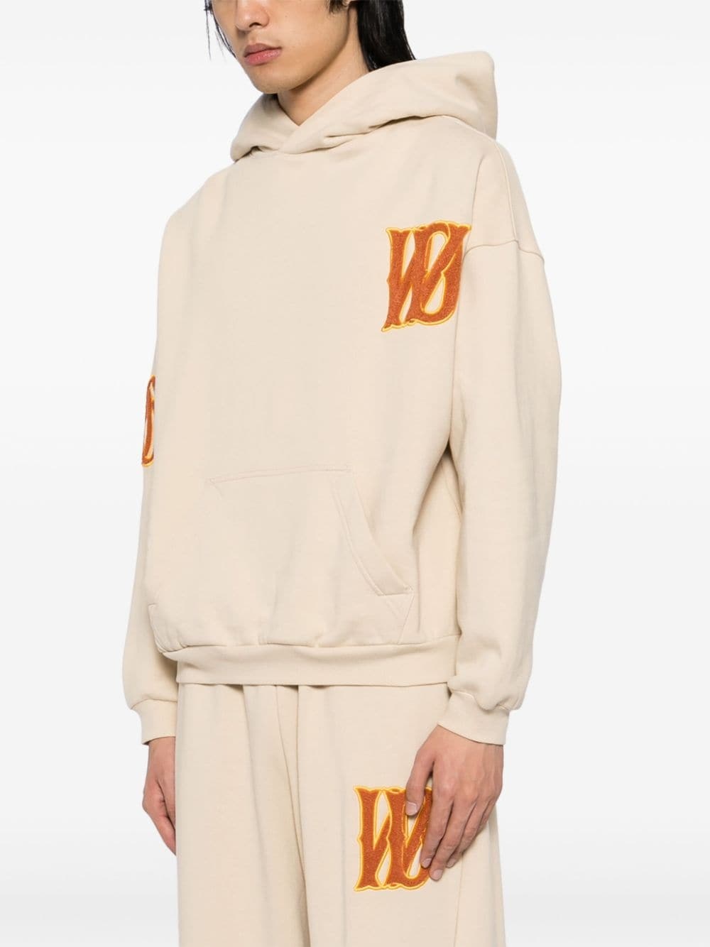 logo-patch hoodie - 3