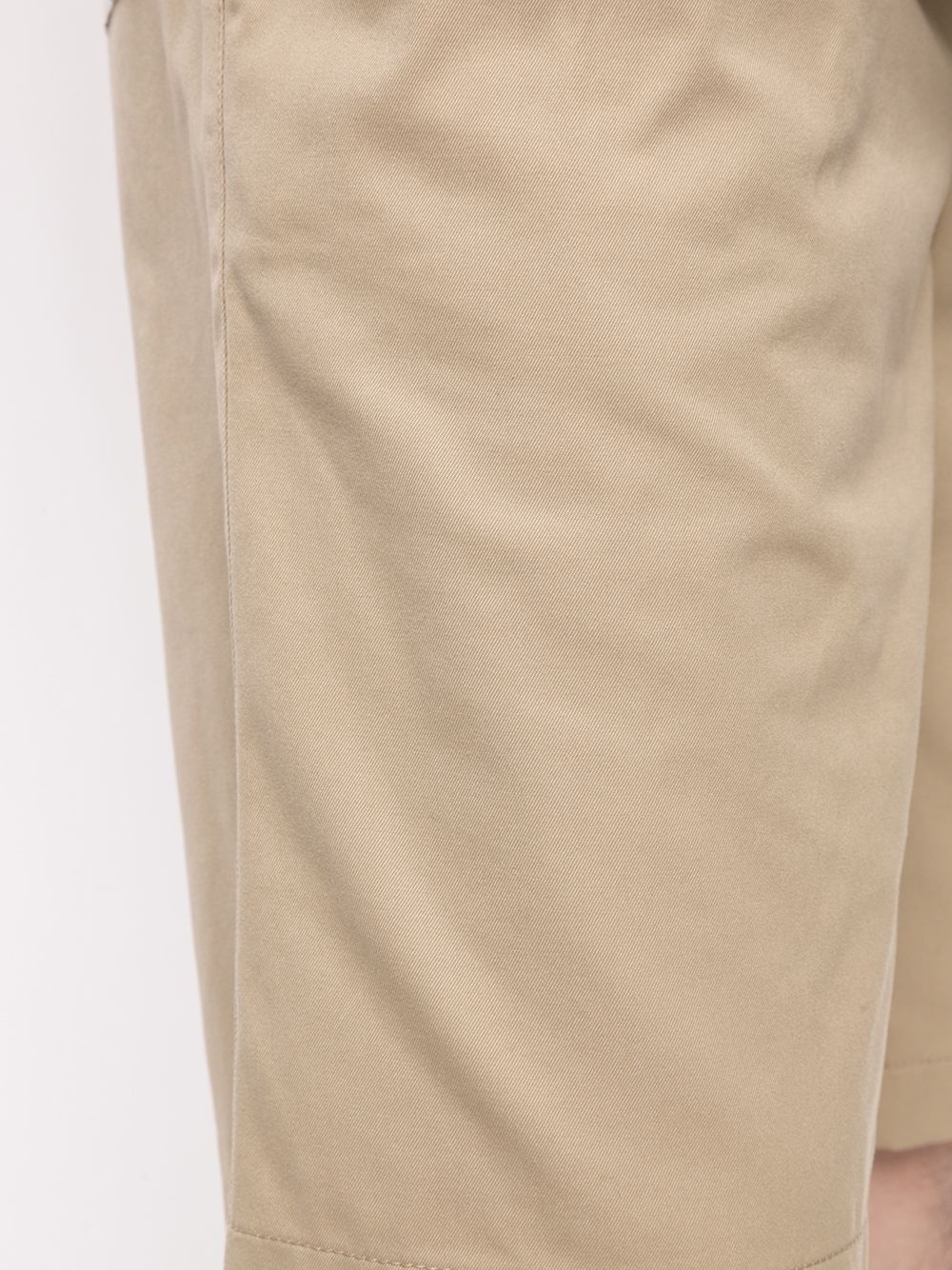 concealed-front chino shorts - 5