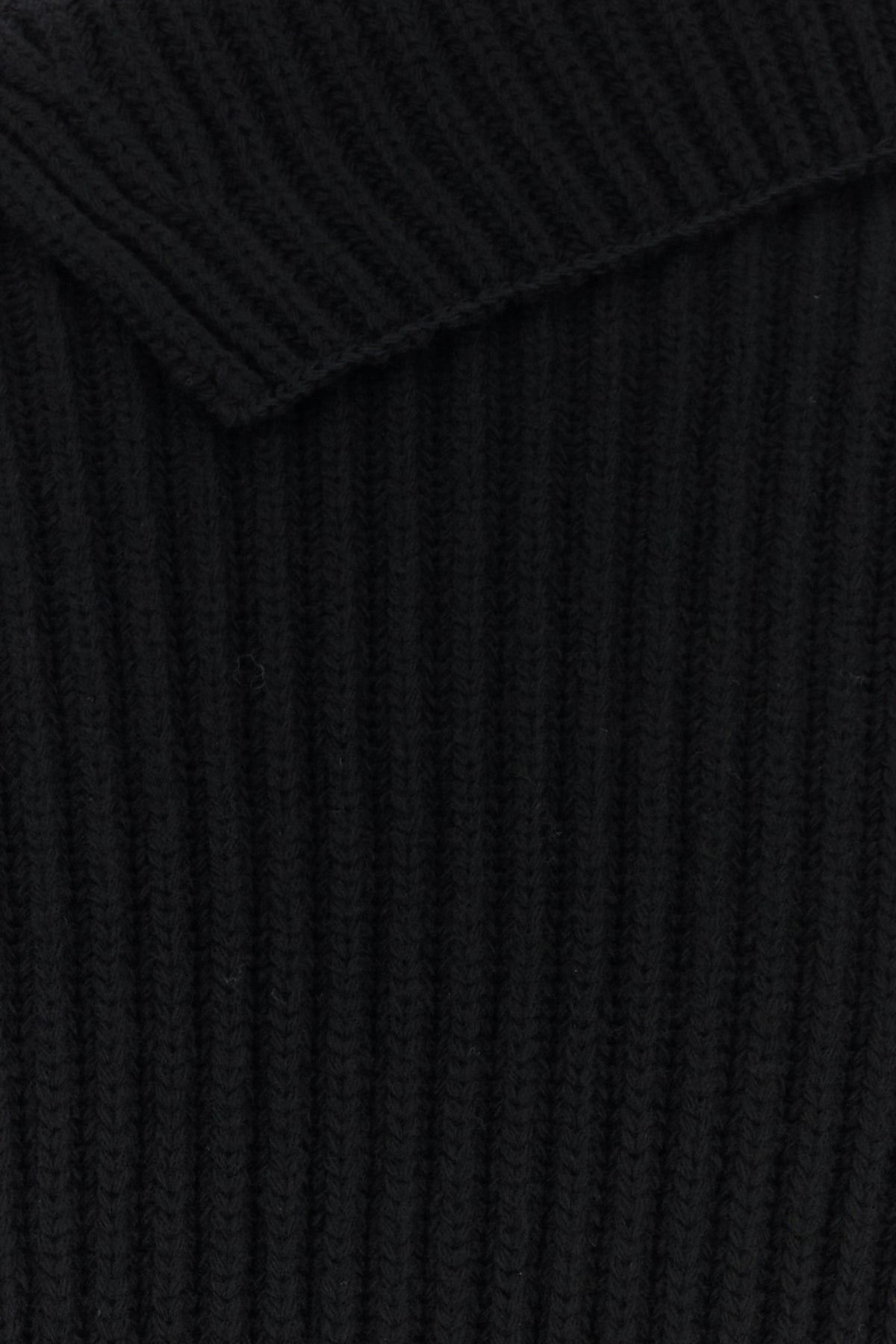 Black wool sweater - 3