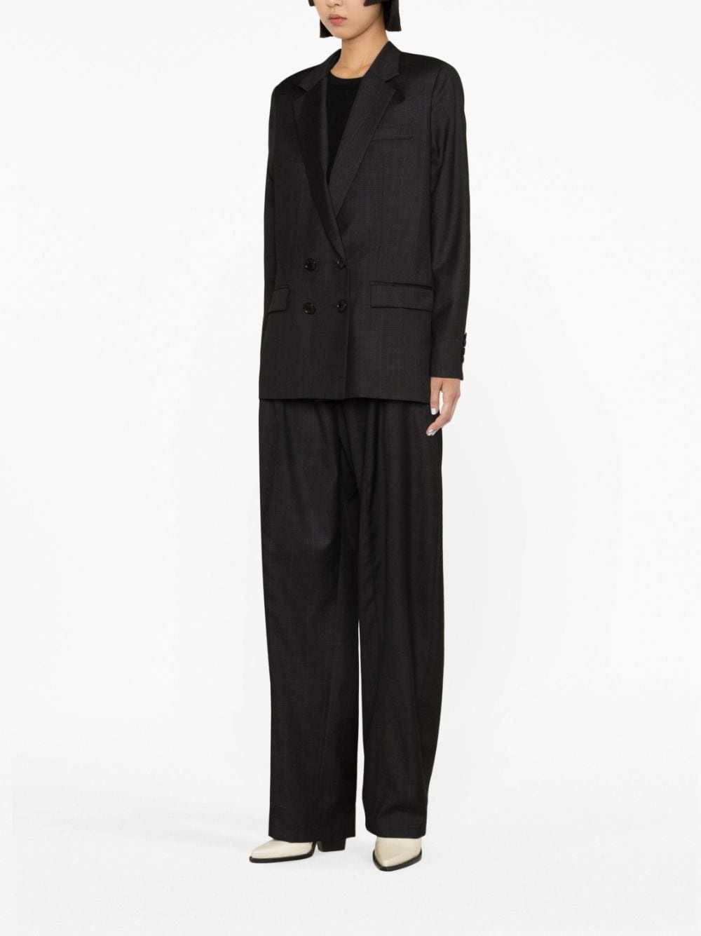 Manelle virgin wool double-breasted blazer - 2