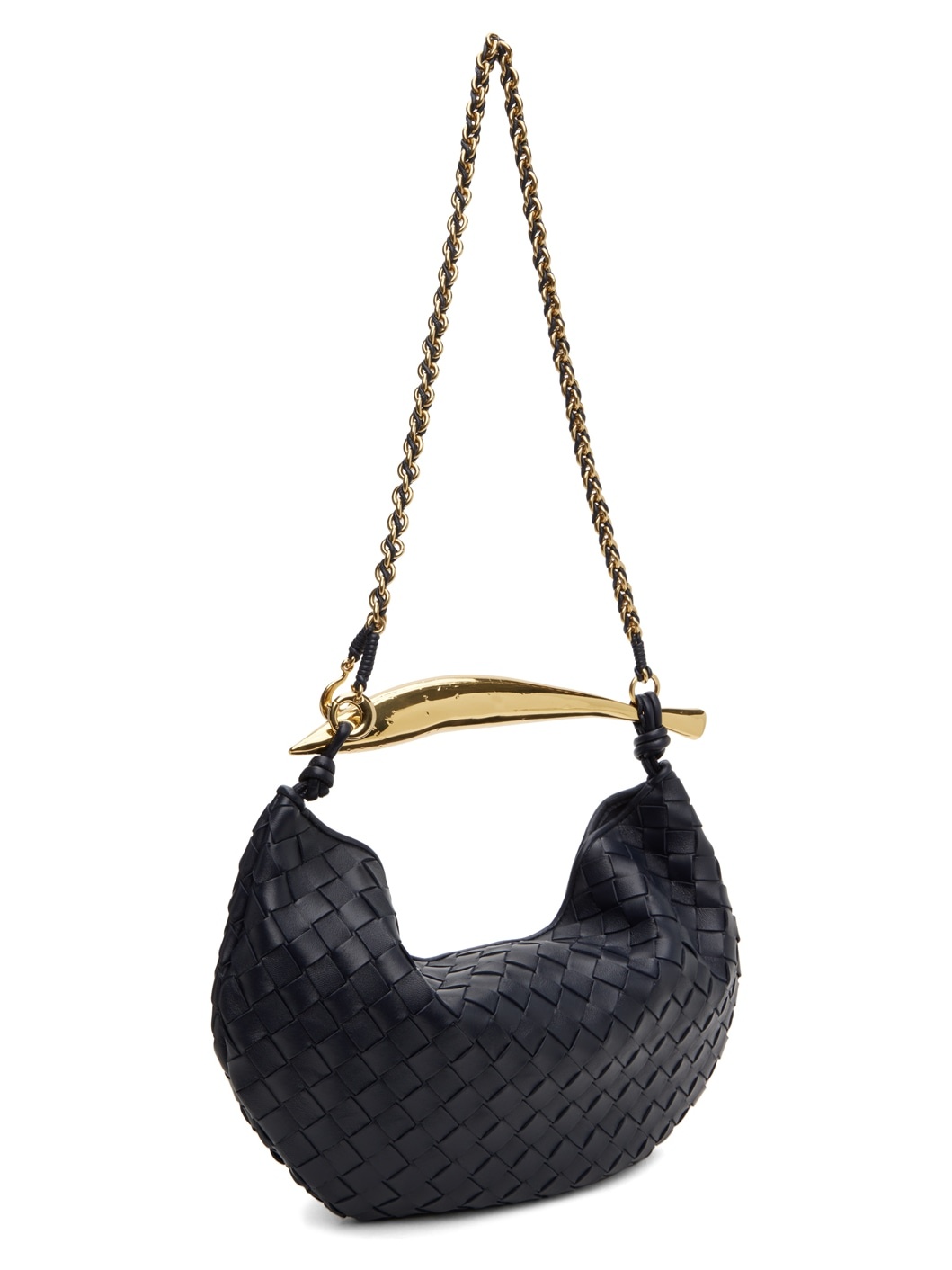 Navy Sardine With Chain Bag - 3