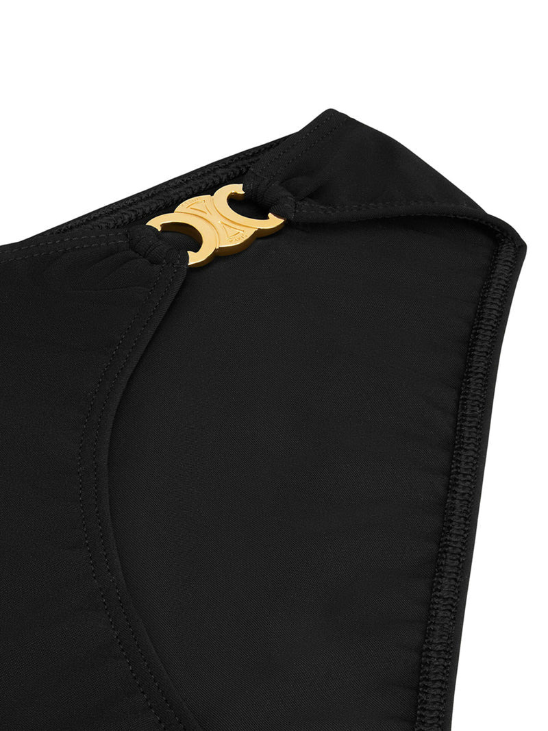 Celine Women Triomphe Swimsuit Bottom In Matte Jersey - 3