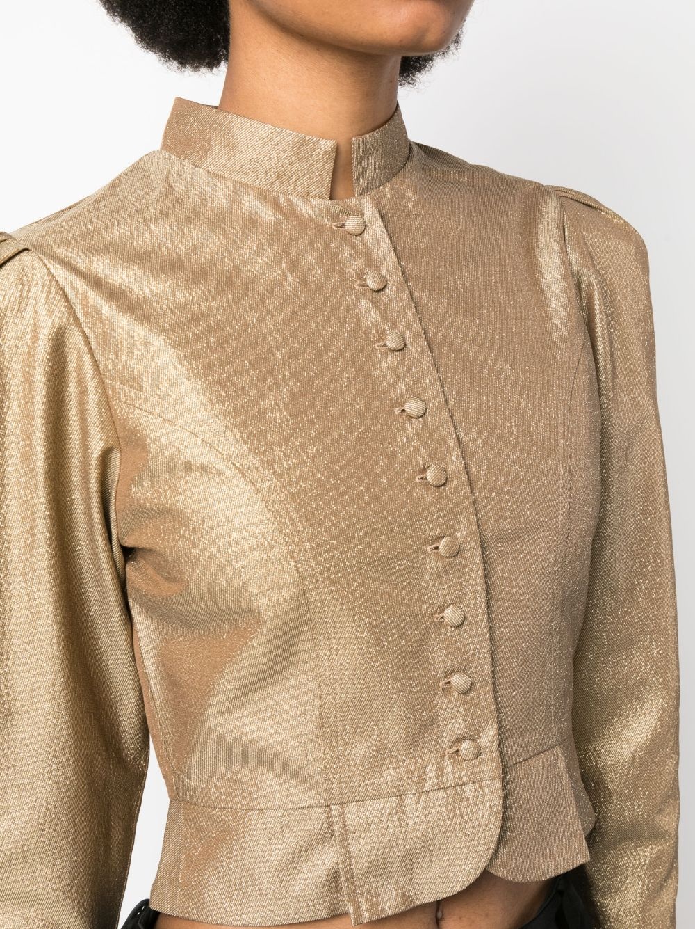 Amoako metallic-finish jacket - 5