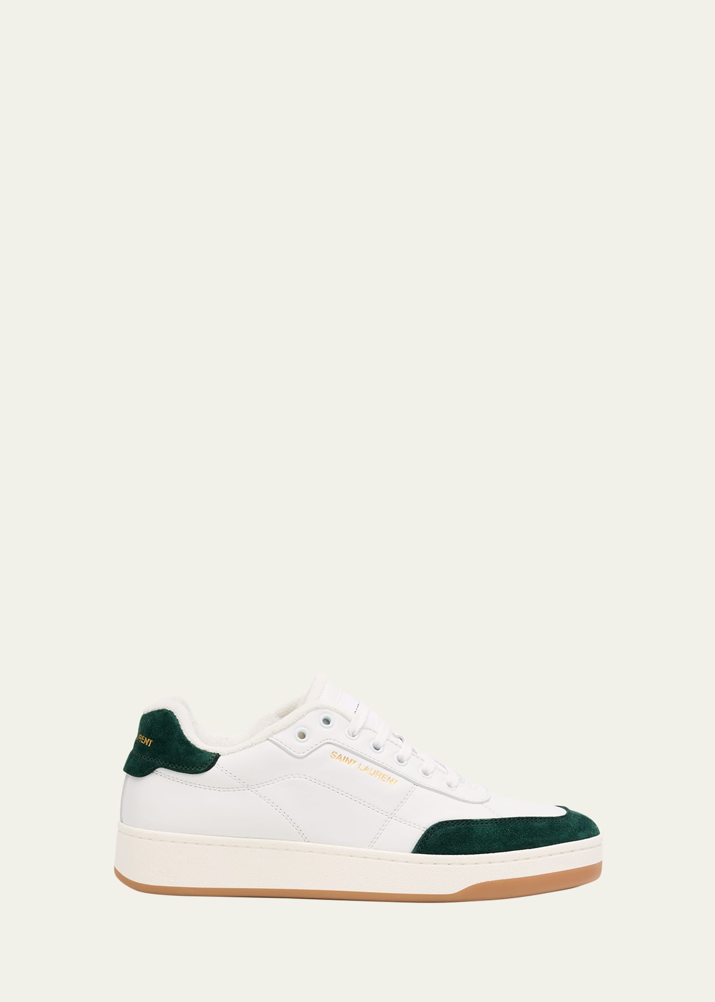 Men's SL61 Leather and Suede Low-Top Sneakers - 1