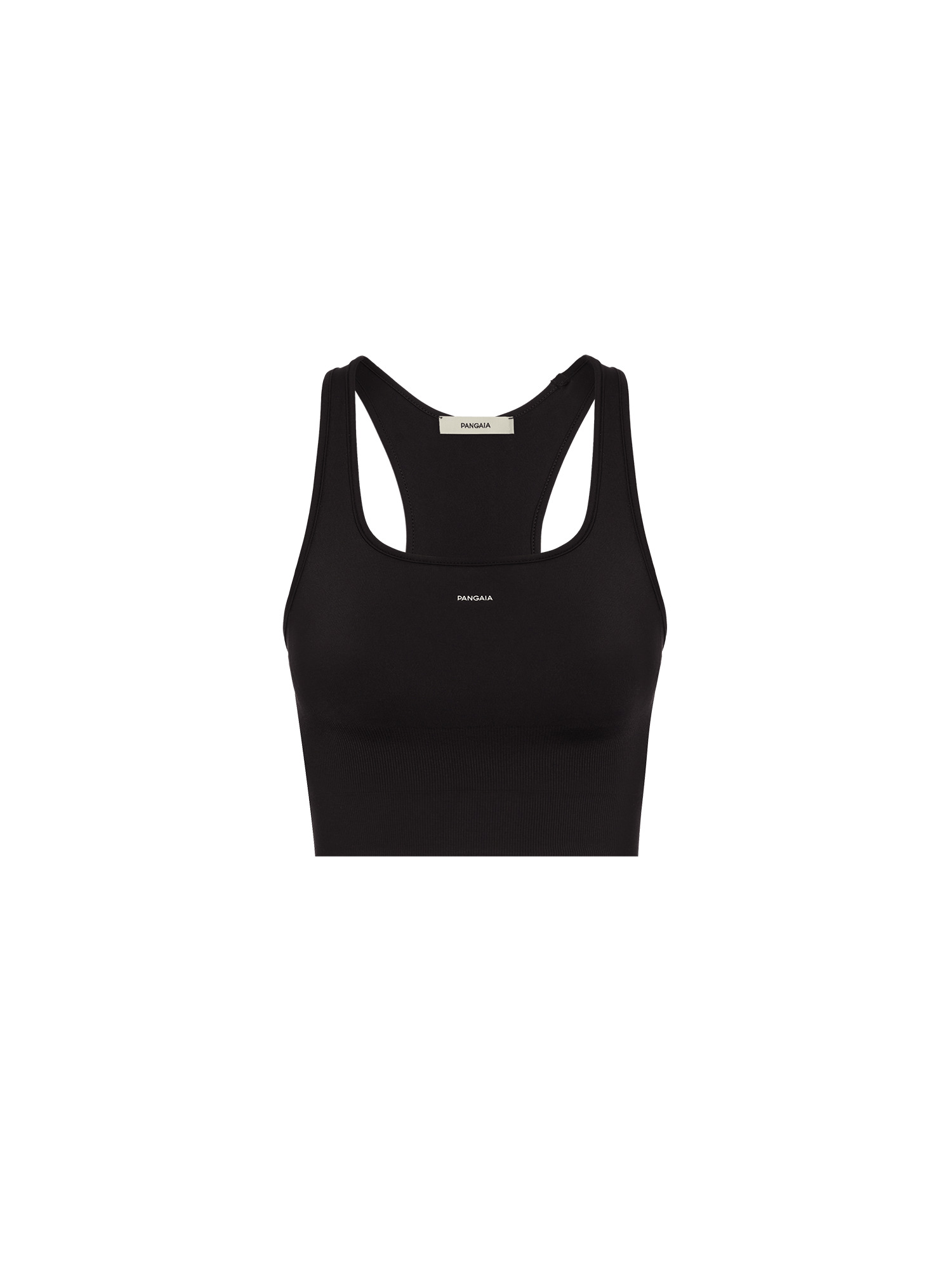 Women's Plant-Stretch Compressive Sports Bra - Black - 1