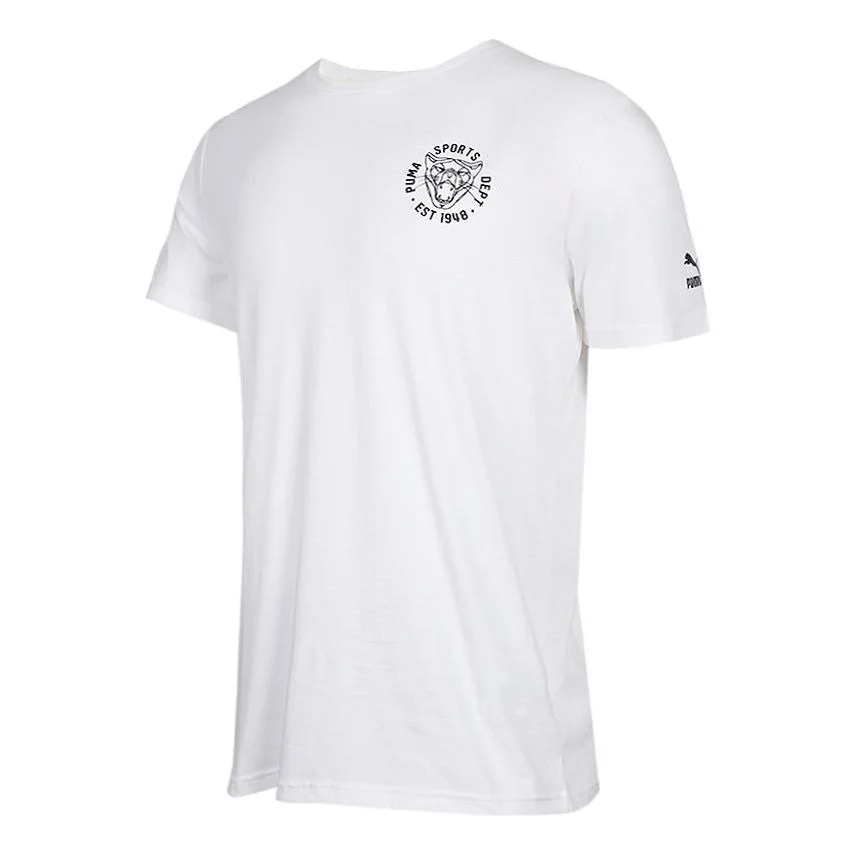 PUMA Graphic Vintage Cat Tee 'White' 578728-02 - 1