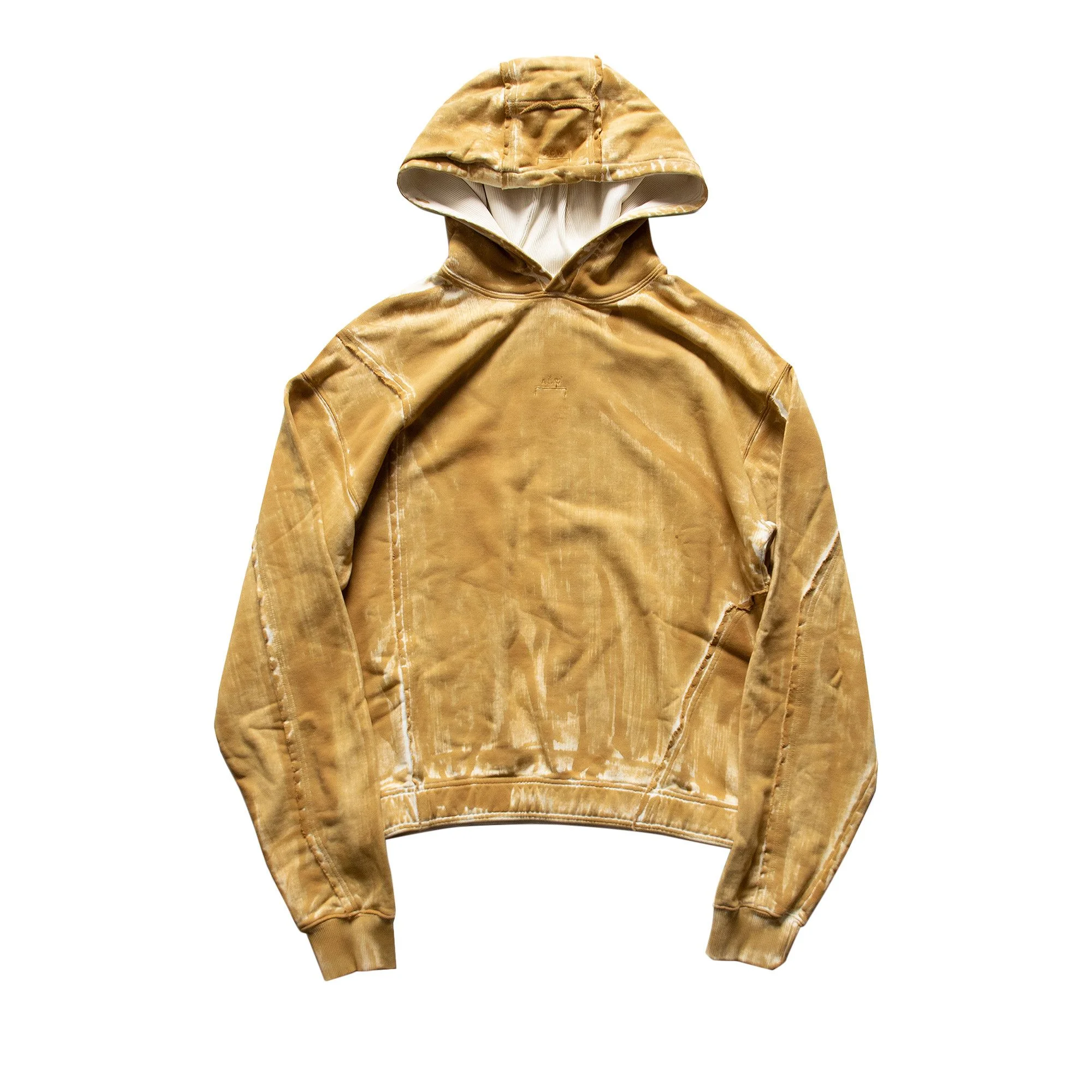 A-Cold-Wall* Knitted Corrosion Hooded Sweatshirt 'Sulphur' - 1