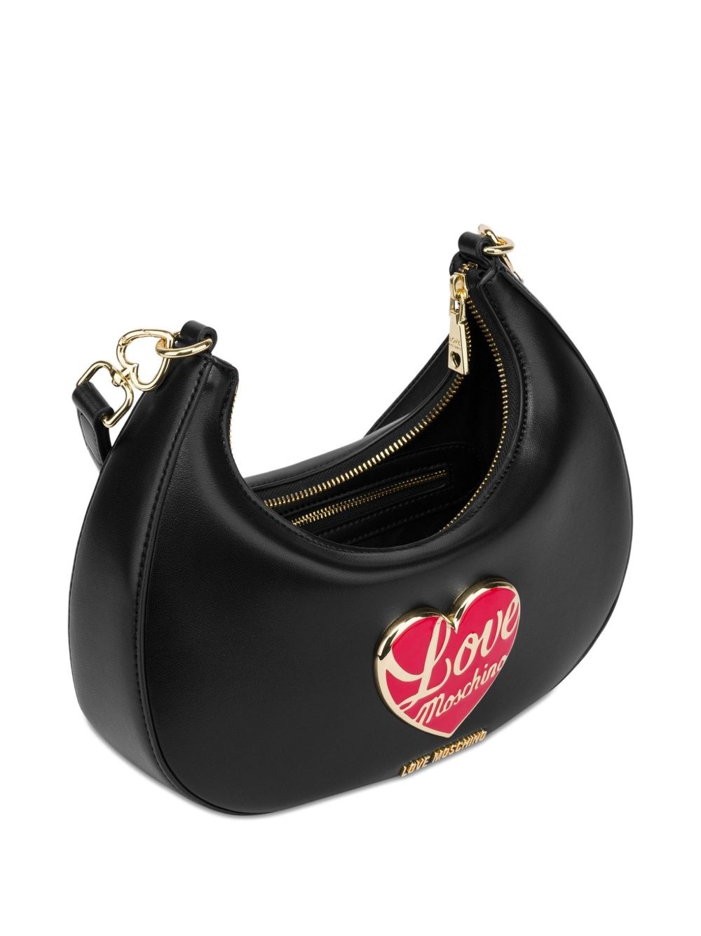 heart-plaque shoulder bag - 3