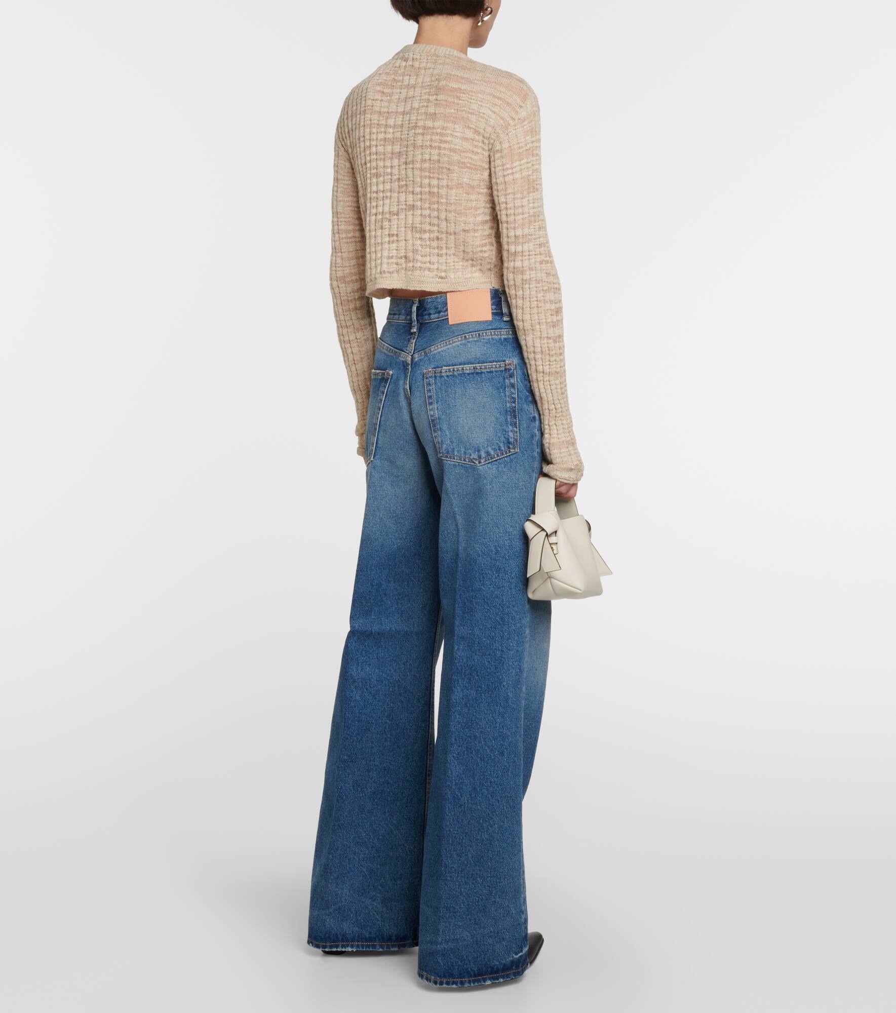 High-rise wide-leg jeans - 3