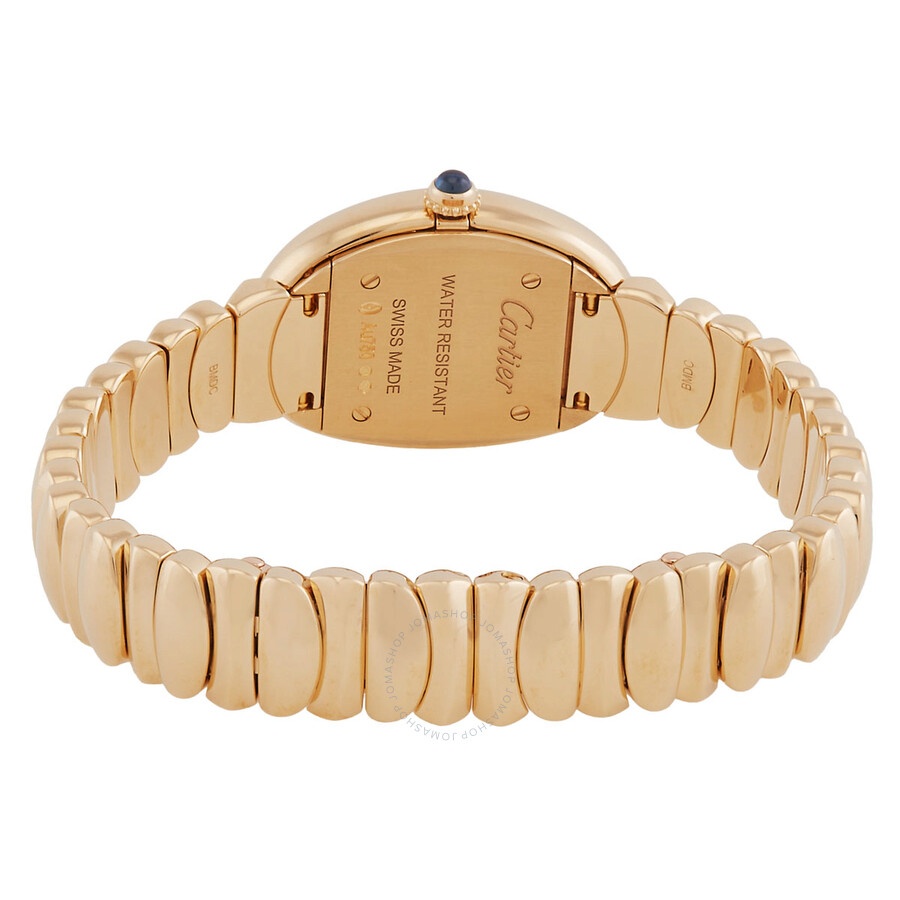 Cartier Baignoire Small 18kt Yellow Gold Quartz Silver Dial Ladies Watch WGBA0013 - 3