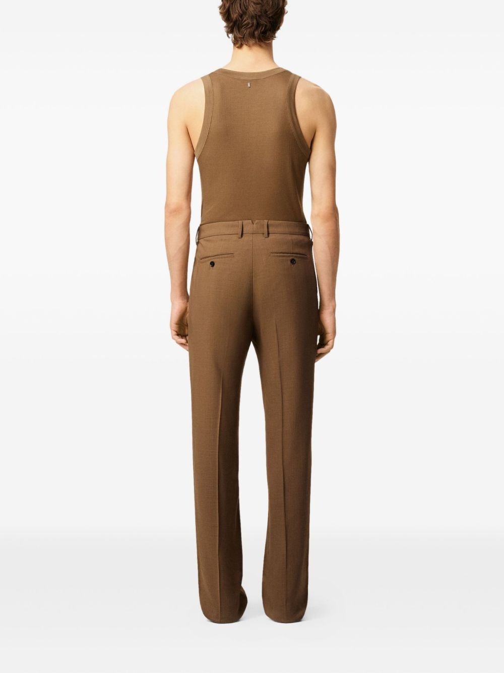 ribbed henley vest - 4