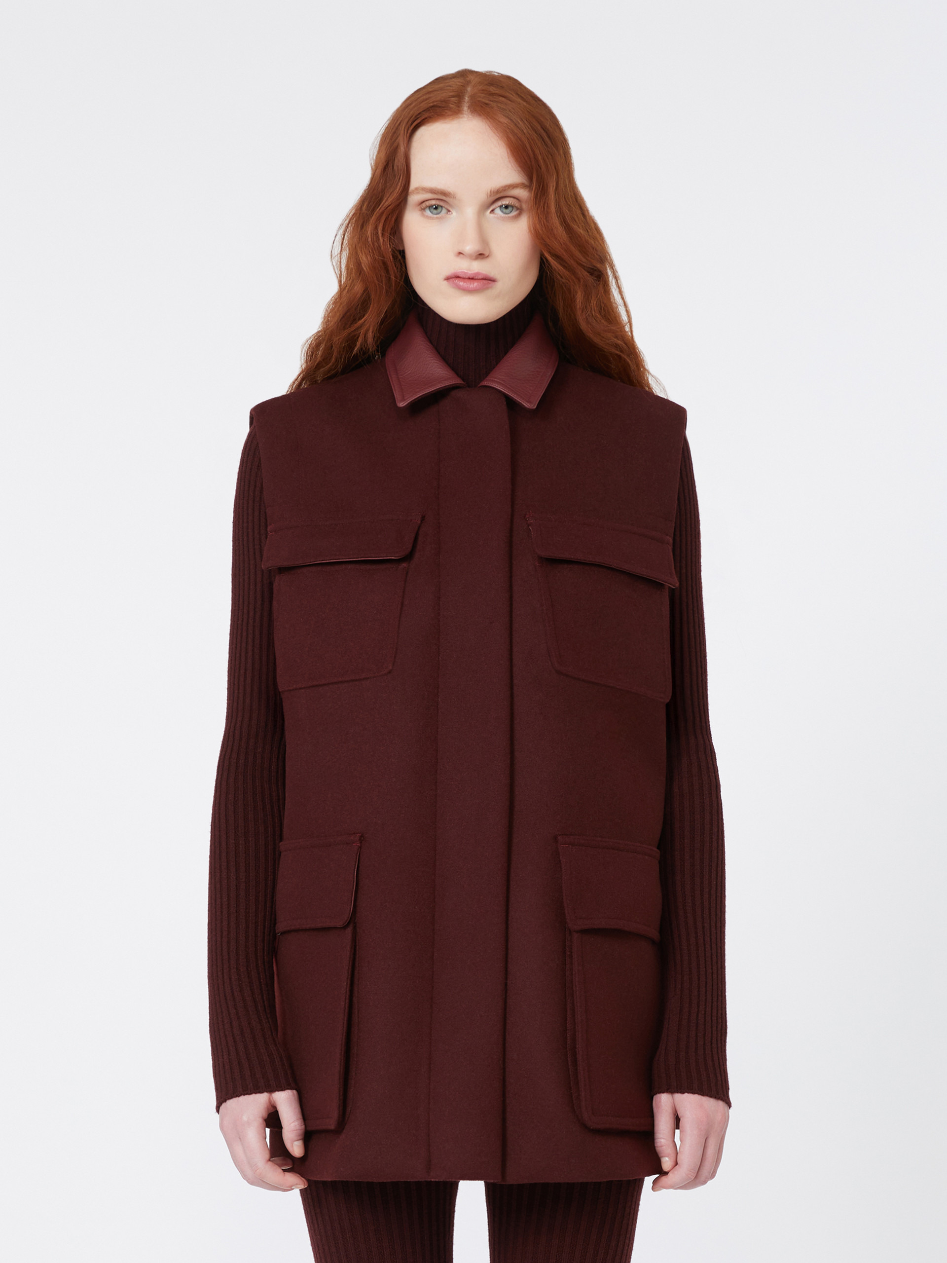 AEROSO1234 Wool, alpaca and cashmere long gilet - 3