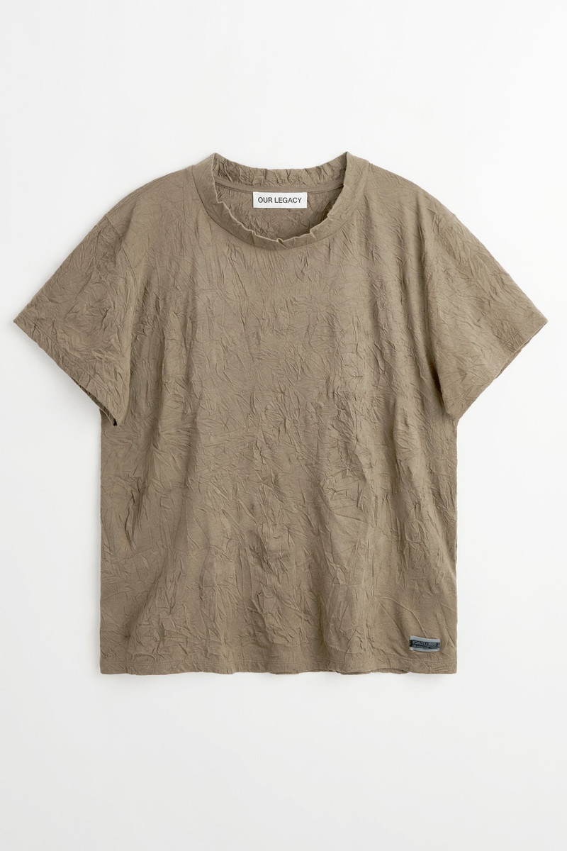 Bliss T-shirt Olive Crinkle Jersey 1