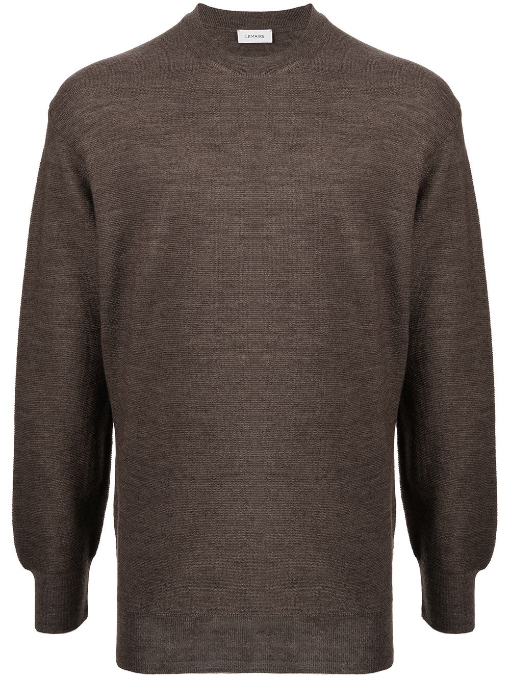 merino-blend knit jumper - 1