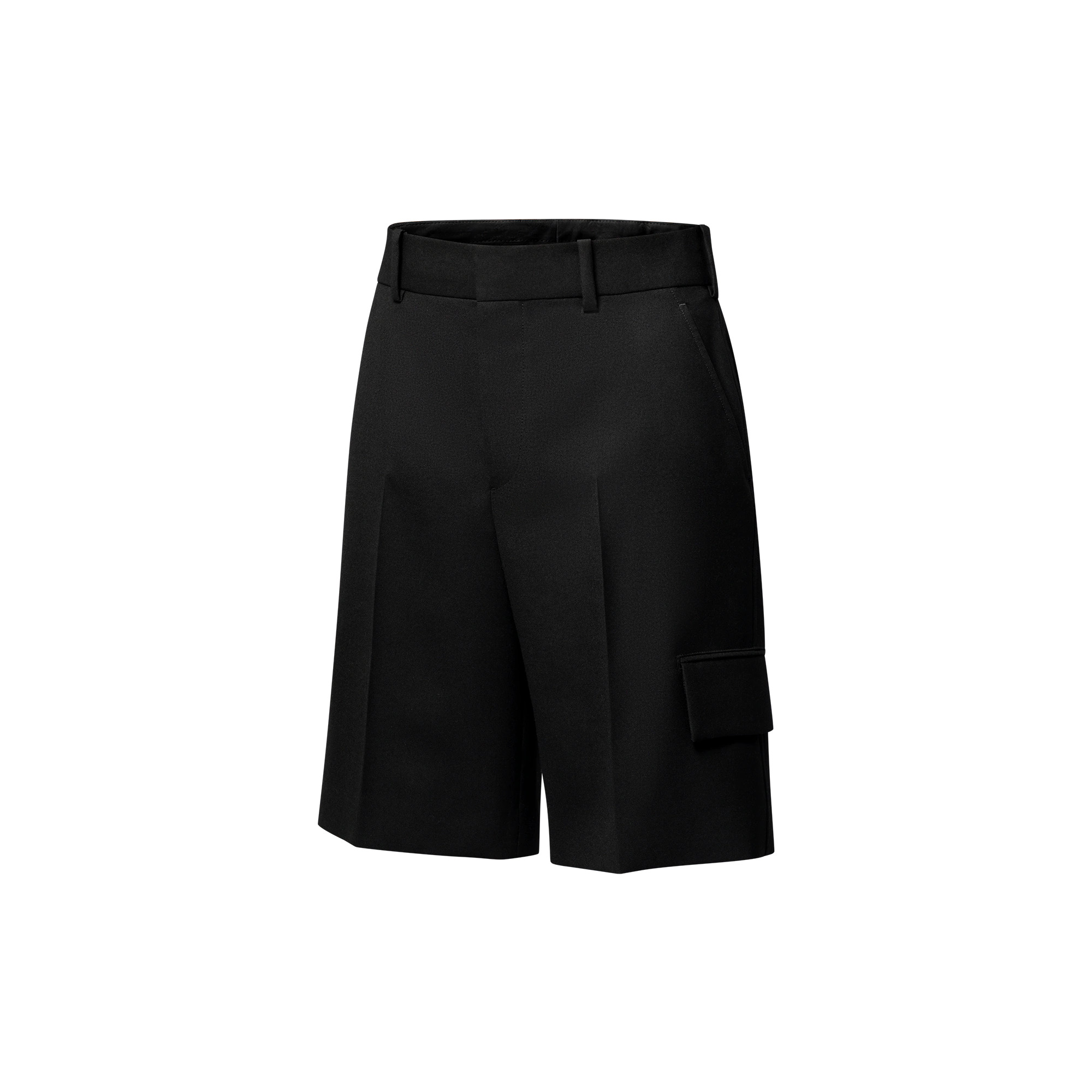 Tailored Wool Cargo Shorts - 2