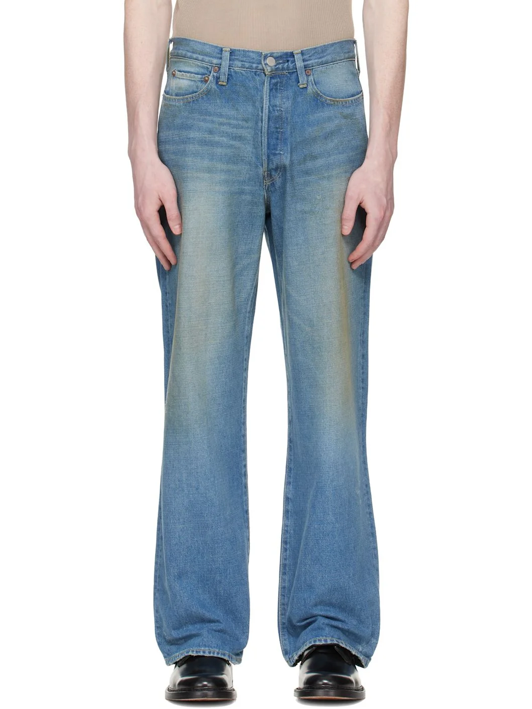 Blue Loose Jeans - 1