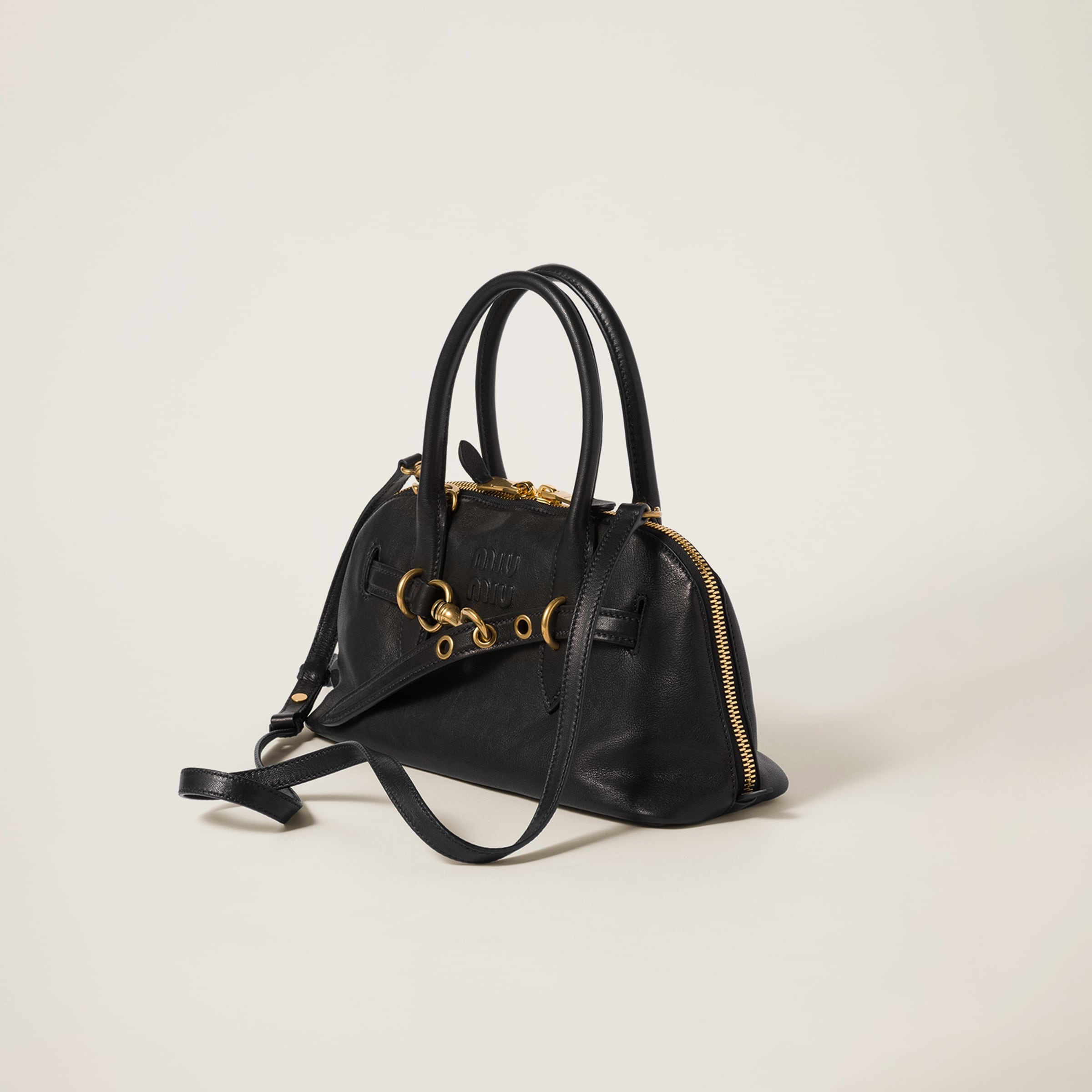 Aventure nappa leather top-handle bag - 3