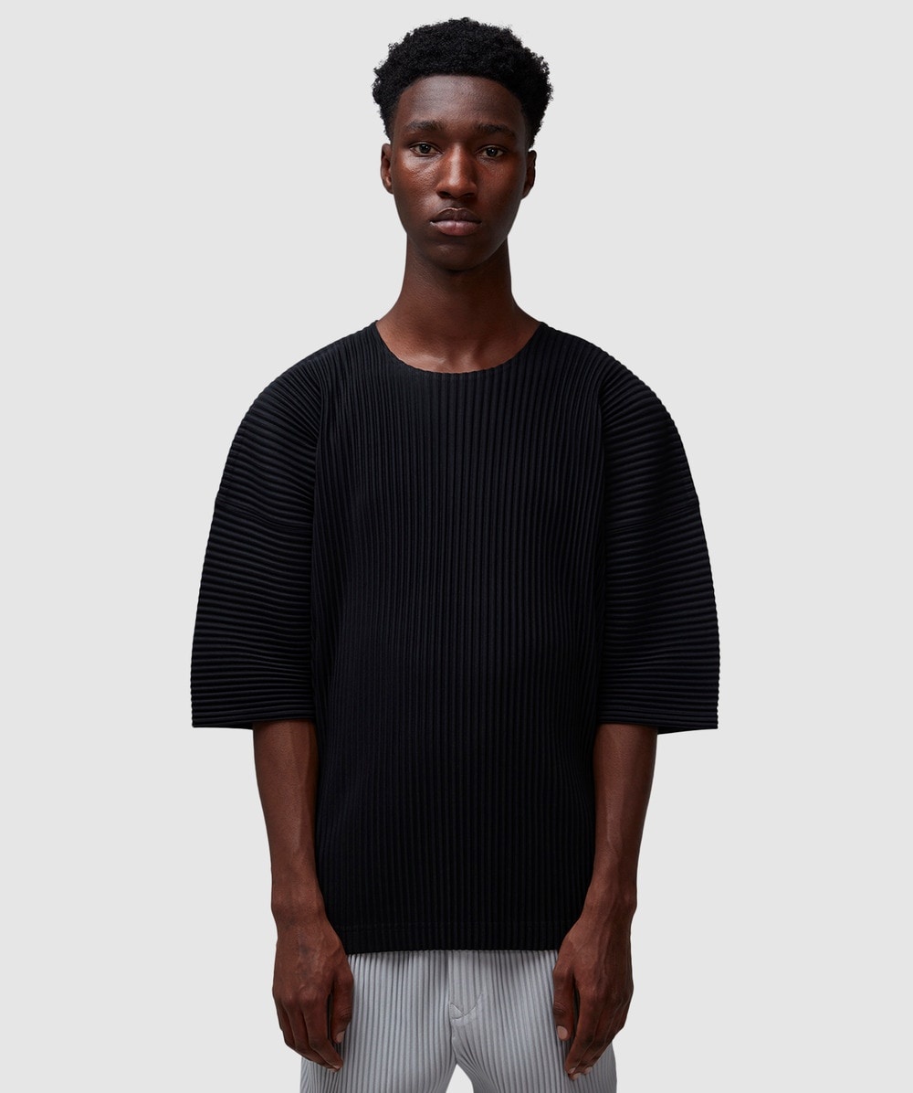 Pleats oversized t-shirt - 1