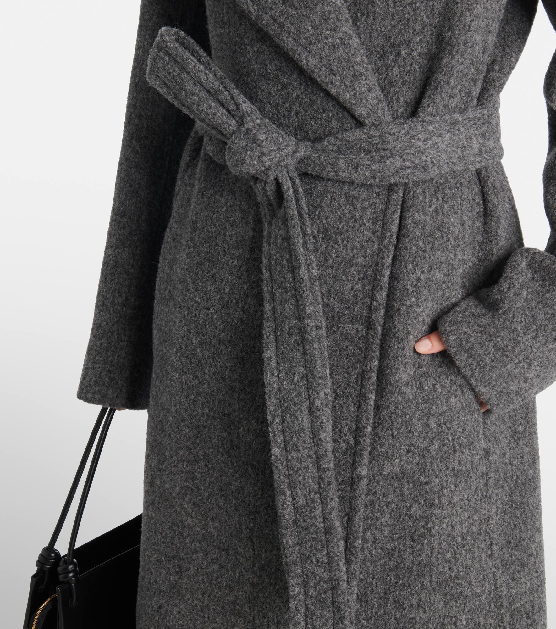 Wool-blend wrap coat - 5