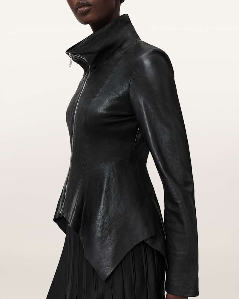 GRACE LEATHER BIKER JACKET 3