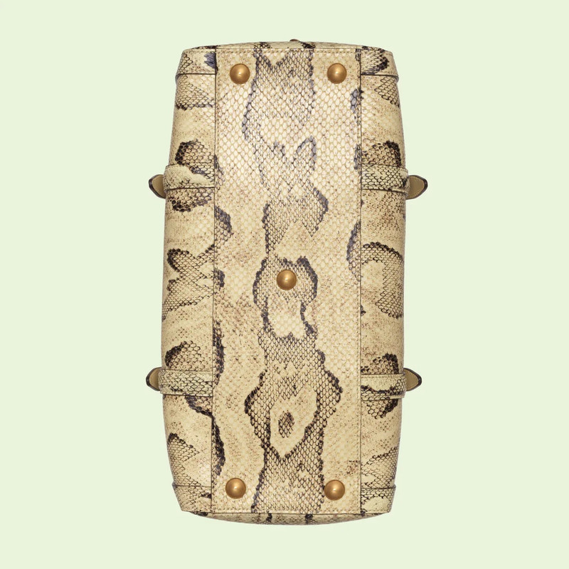 Python tote bag with Double G 9