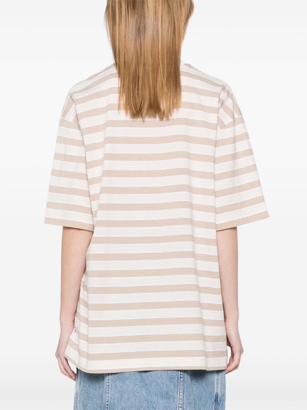 striped T-shirt - 4