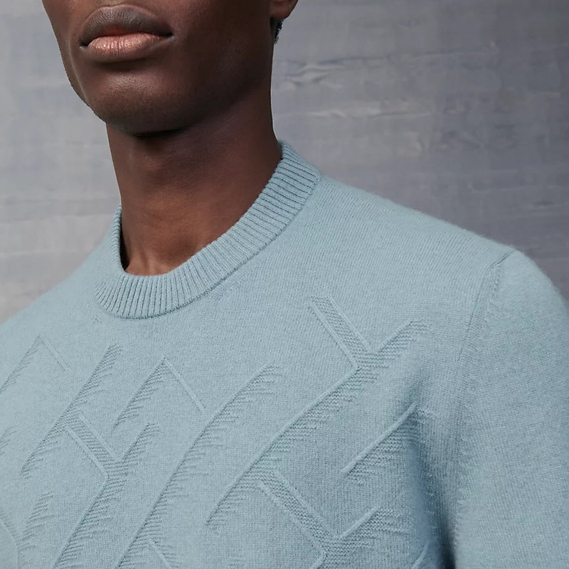 "Jeux de points H en Biais" crewneck sweater 4