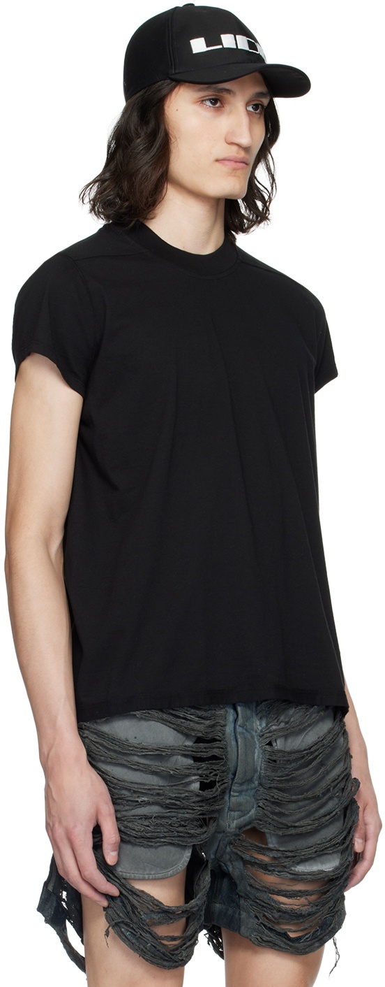 【RICK OWENS】☆DRKSHDW Small Level T-Shirt☆ Rick Owens Drkshdw | Small Level T-Shirt | Regular Fit T