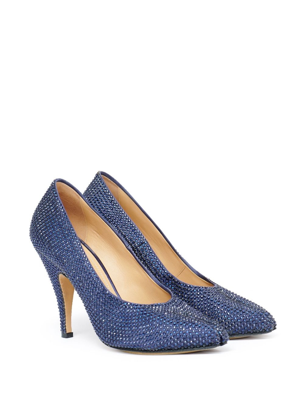 Tabi 110mm rhinestone court shoes - 2