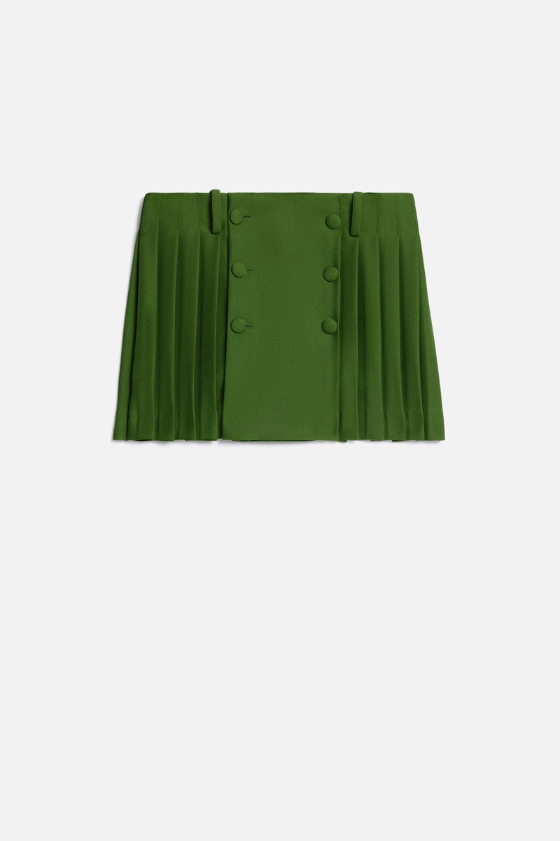 Buttoned Wrap Skirt 1