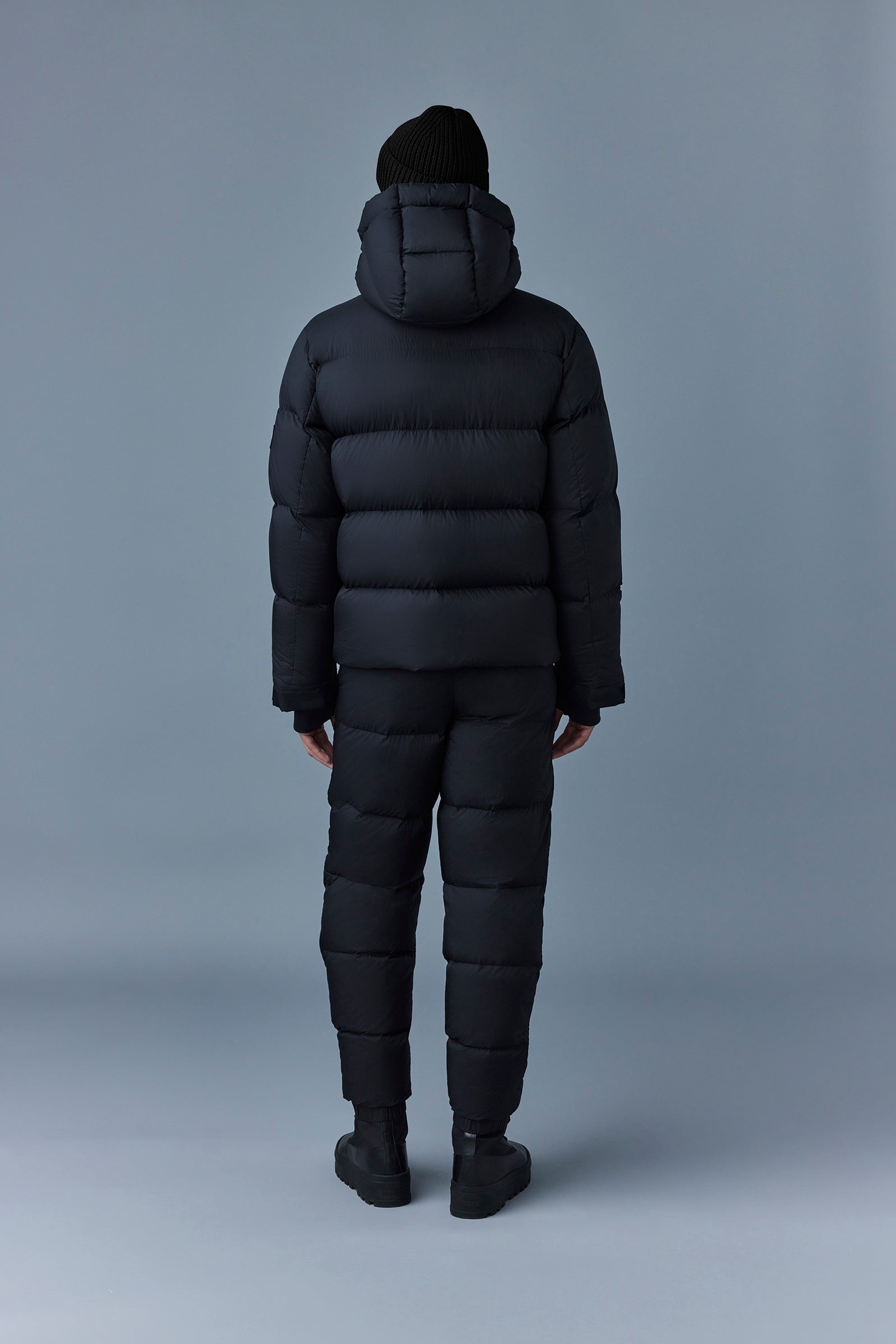 KENJI Down ski jacket with asymmetrical zip closure - 4