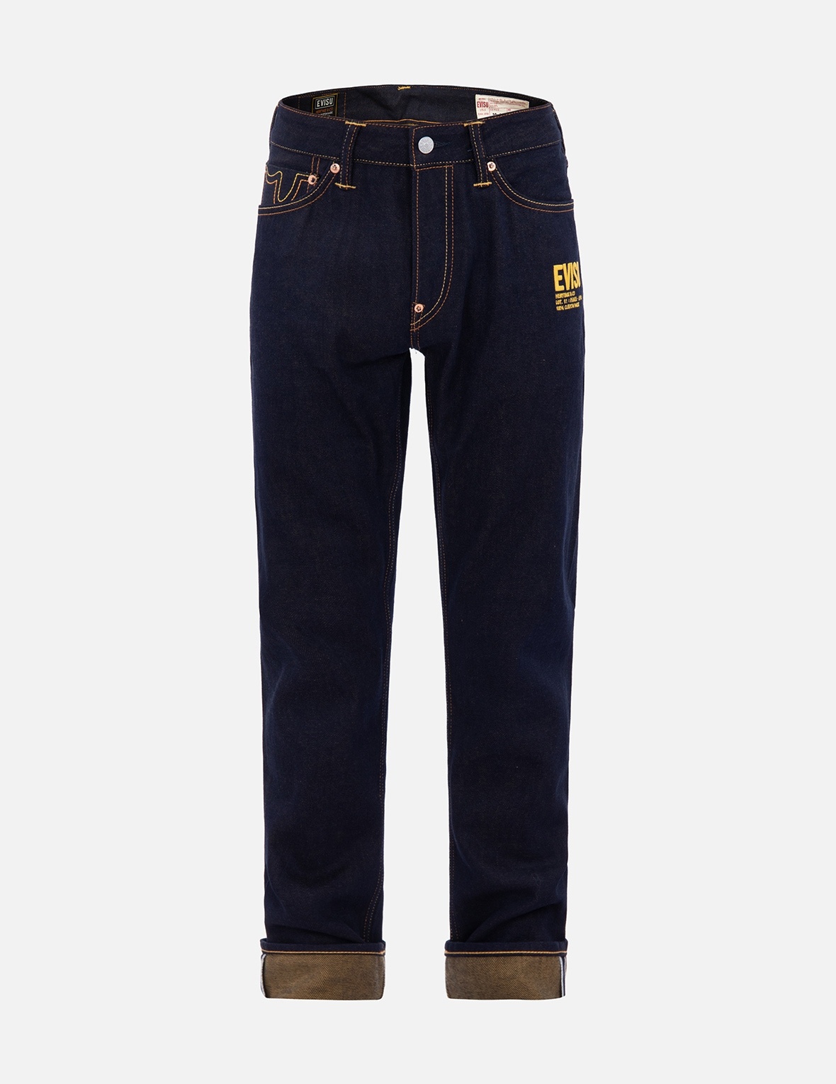 FABRIC-BLOCKING CARROT-FIT JEANS WITH WORKER POCKETS #2017 - 1