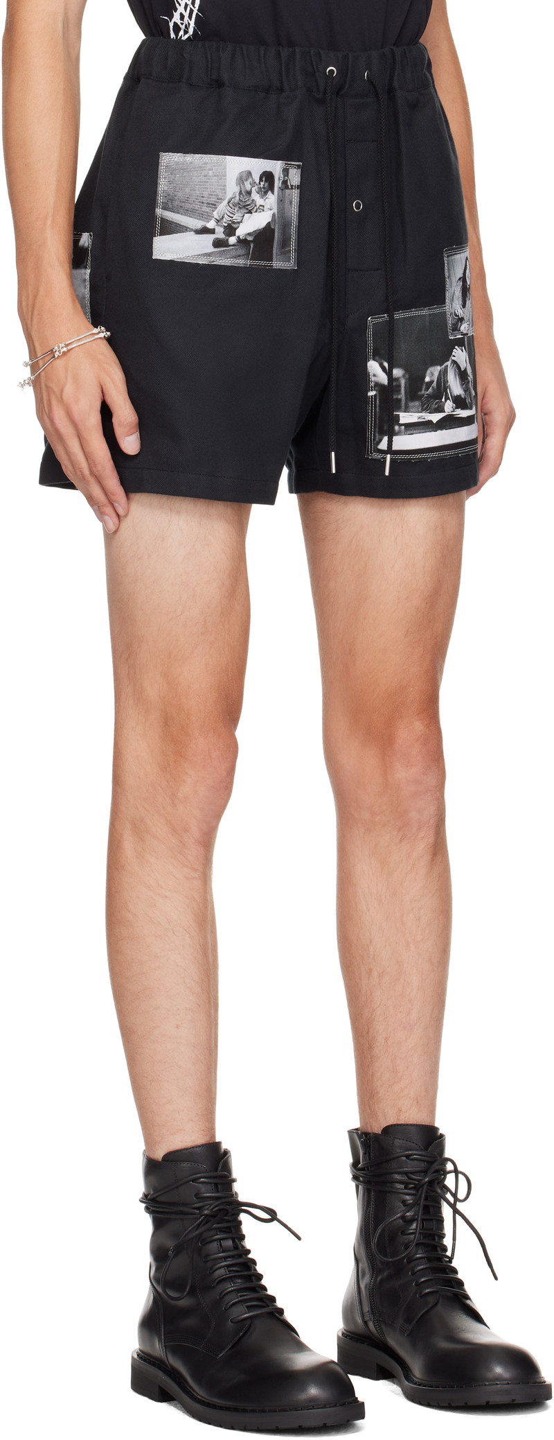 TAKAHIROMIYASHITA TheSoloist. Black Trunks Shorts outlook