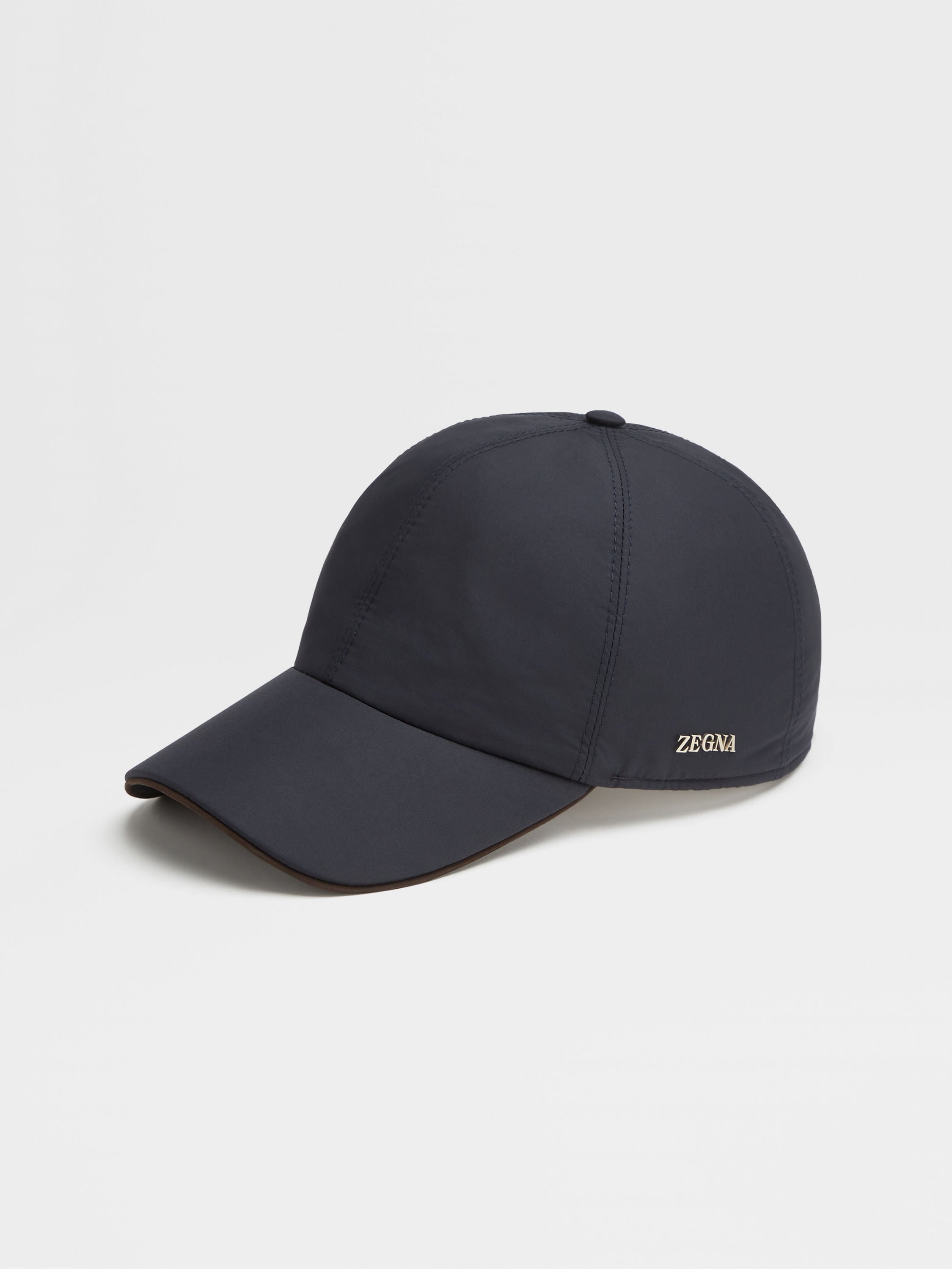 DARK BLUE TECHNICAL FABRIC BASEBALL CAP - 1